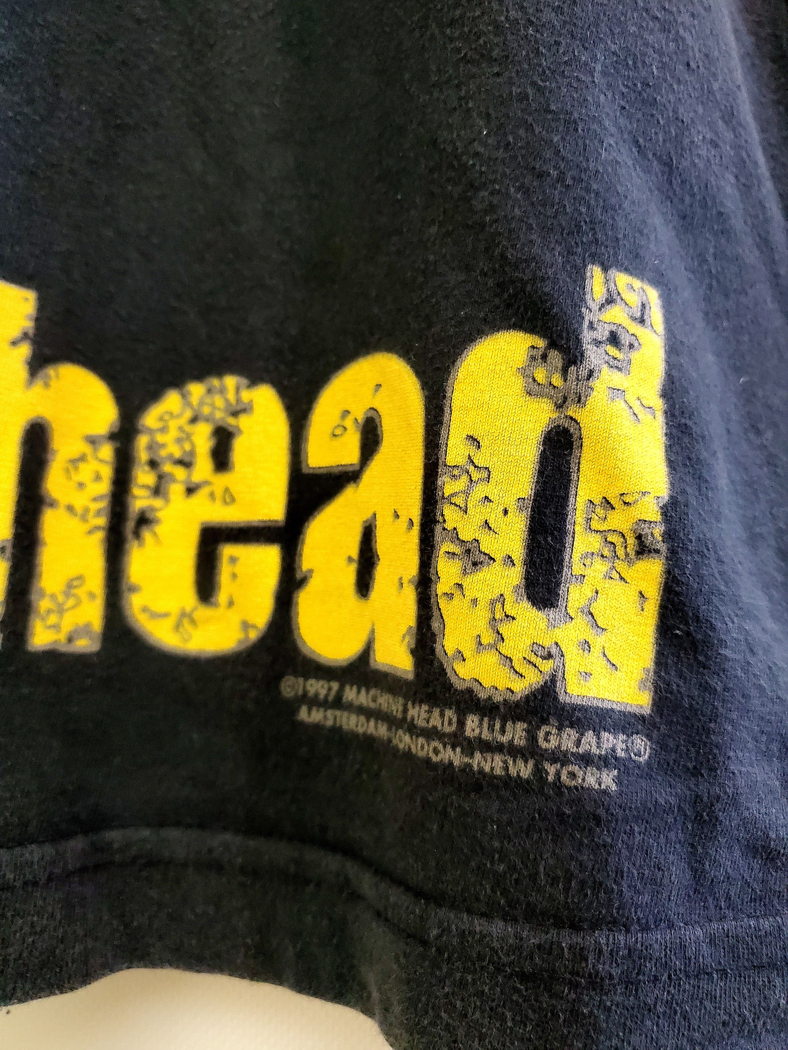 Band Tees × Vintage Vintage 90s Rock Machine Head Tshirt size Xl Size US XL / EU 56 / 4 - 3 Thumbnail