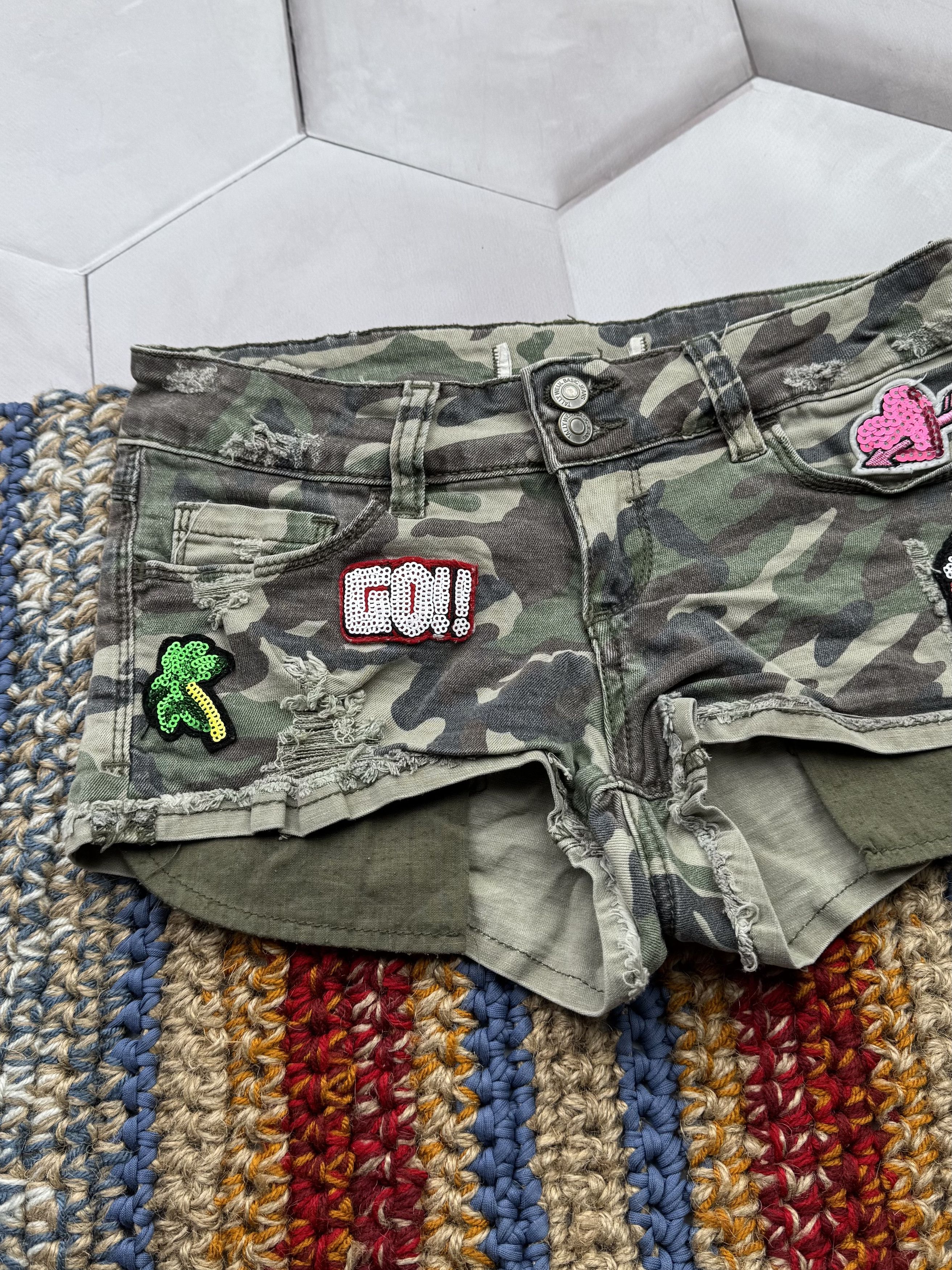Vintage Vintage Mini Shorts Size 25" / US 0 / IT 36 - 2 Thumbnail