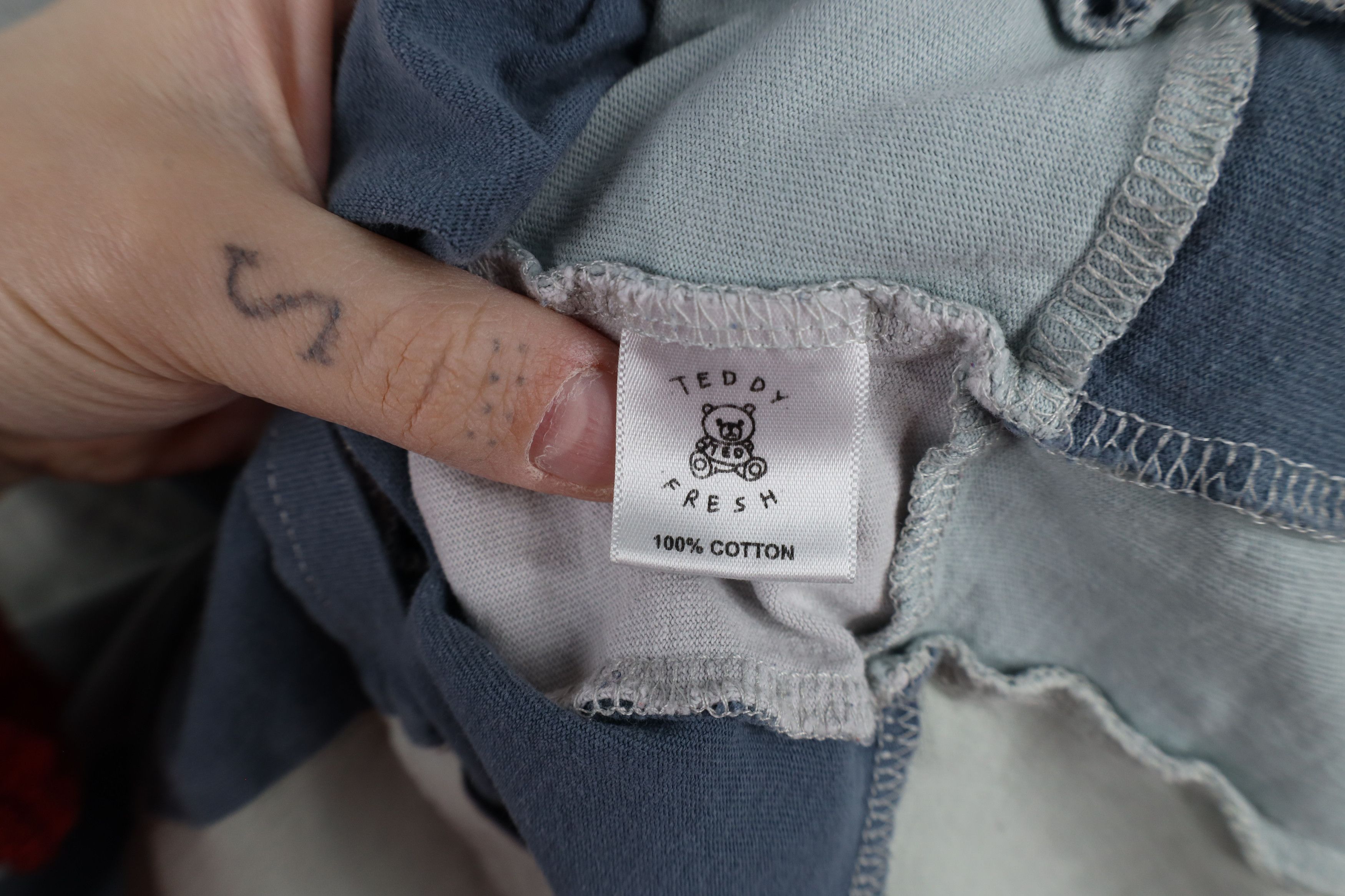 Teddy Fresh × Vintage Teddy Fresh Streetwear Checkered Short Sleeve T-Shirt Size US XL / EU 56 / 4 - 9 Thumbnail