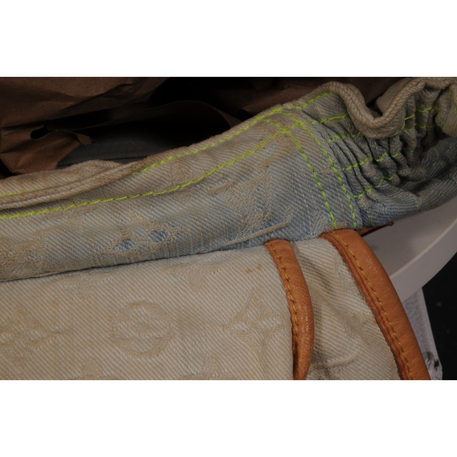 Louis Vuitton Sunrise Denim Lv Logo Monogram Messenger Travel Bag Size ONE SIZE - 20 Thumbnail