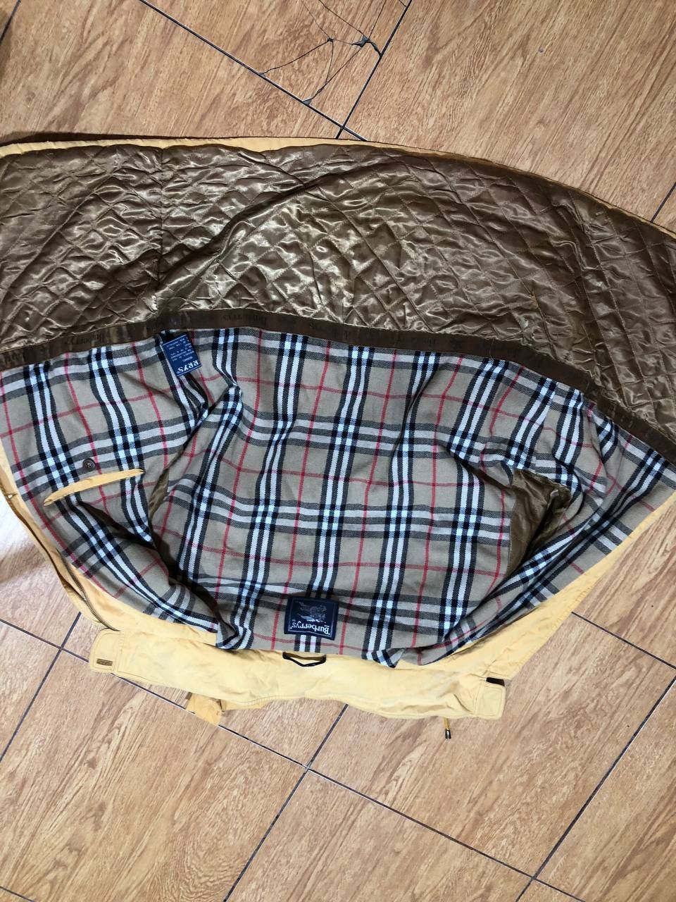 Burberry Zip Jacket Y2K Luxury Burberrys Vintage Streetwear Size US XL / EU 56 / 4 - 18 Thumbnail