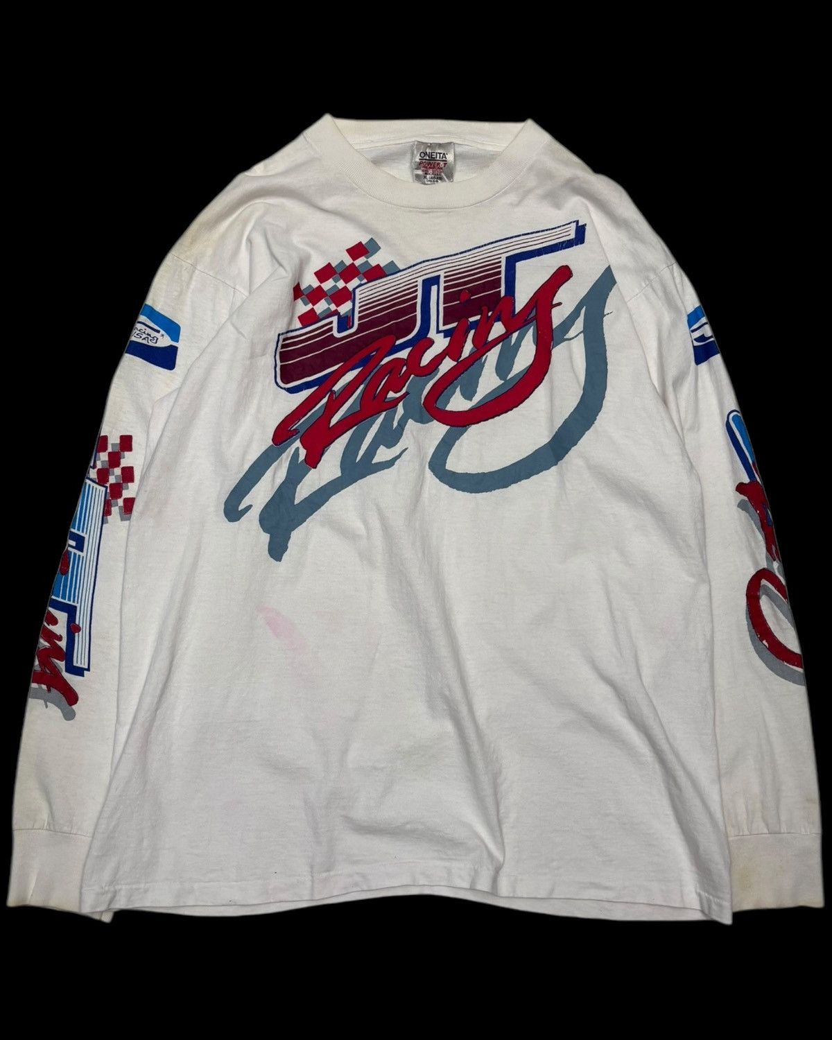 Vintage 🔥VINTAGE JT RACING USA LONGSLEEVE SHIRT Size US L / EU 52-54 / 3 - 10 Thumbnail