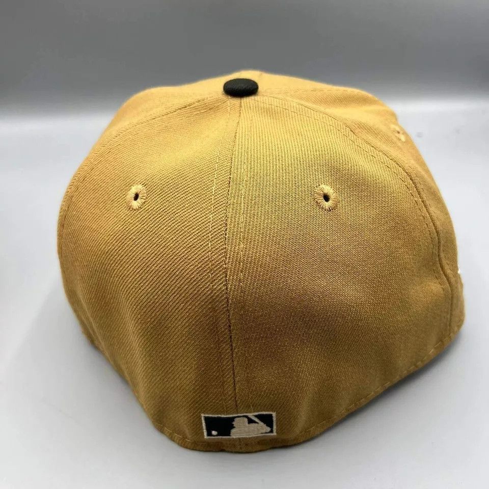 New Era Houston Astros Hat Men 7 1/4 59Fifty New Era MLB Fitted Cap Size ONE SIZE - 6 Thumbnail