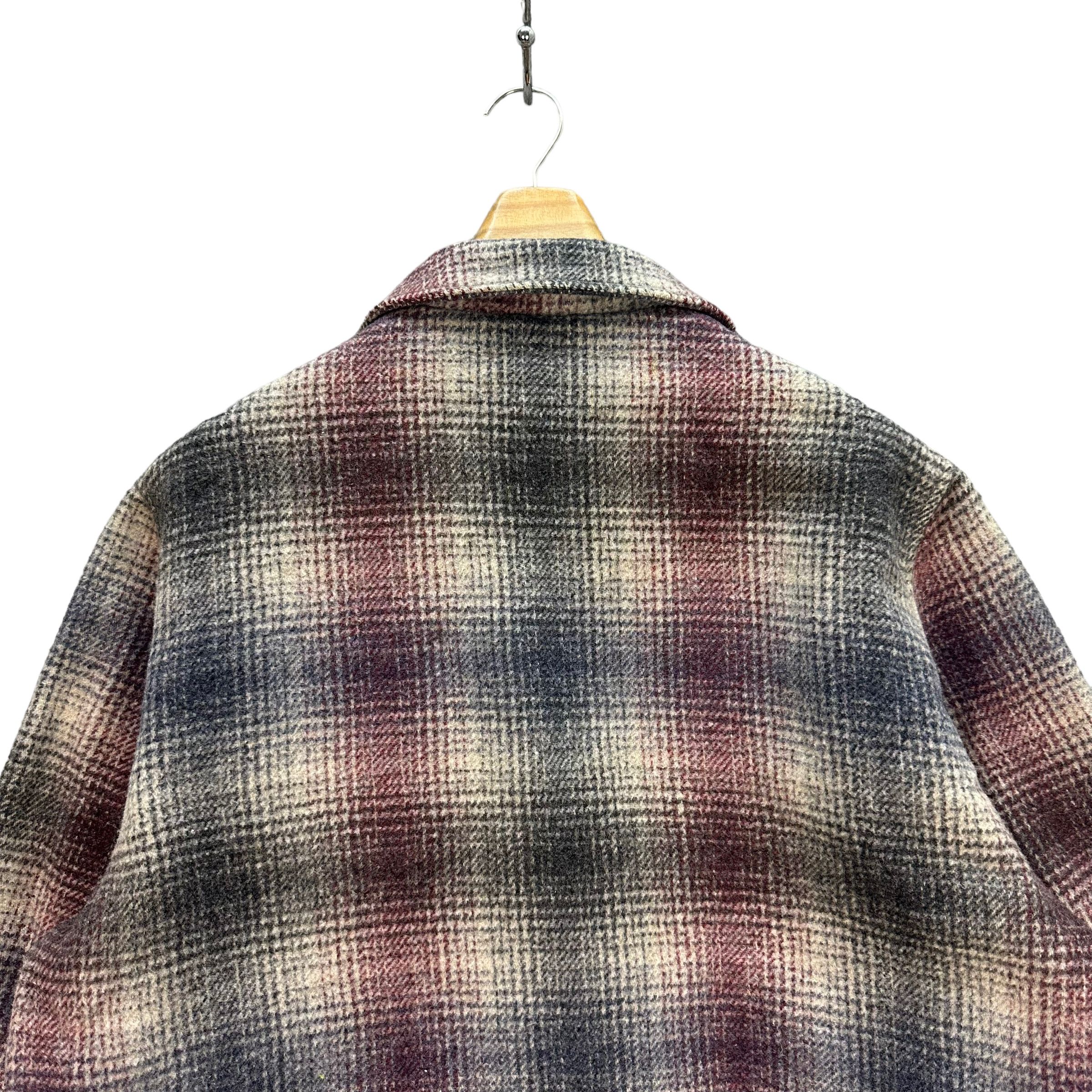 Vintage 90s MIKE BIRNIES HOMME IMAGE TARTAN FLANNEL JACKET #7877-187 Size US M / EU 48-50 / 2 - 11 Thumbnail