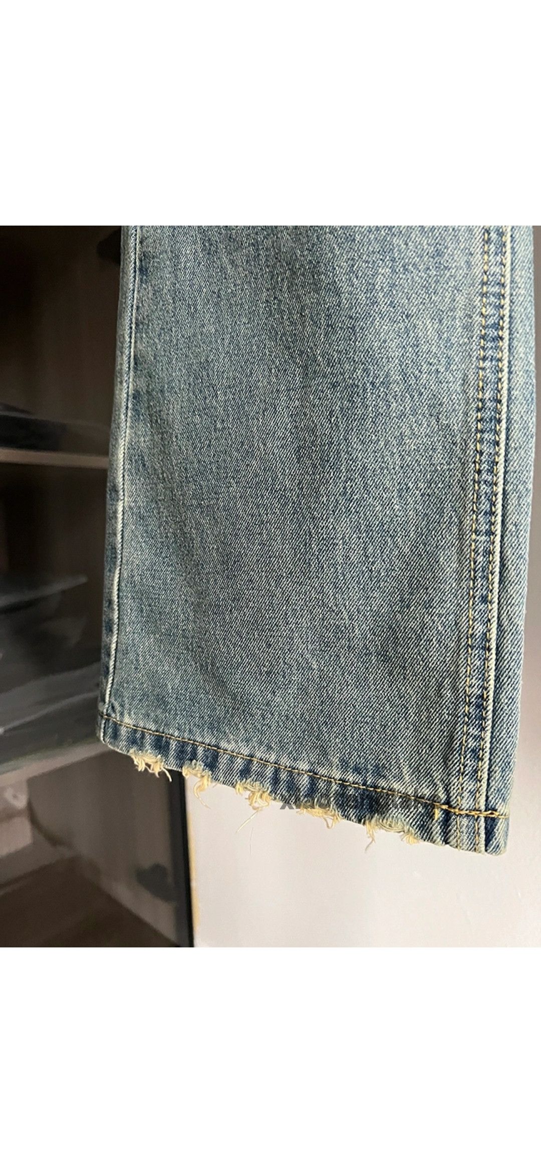 Jean × Vintage washed faded y2k skate yuppie flared cleanfit jeans Size US 32 / EU 48 - 7 Thumbnail