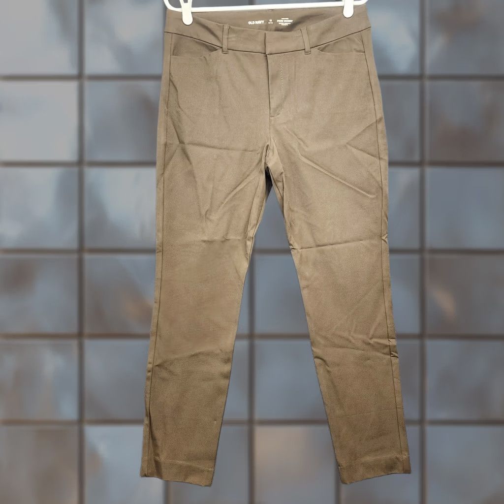 Old Navy VINTAGE Old Navy Pants Womens 12 Petite Brown High Rise Pixie Skinny Stretch Office Pixie Womens 12 Petite Brown High Rise Skinny Stretch Office Size 34" / US 12 / IT 48 - 1 Thumbnail