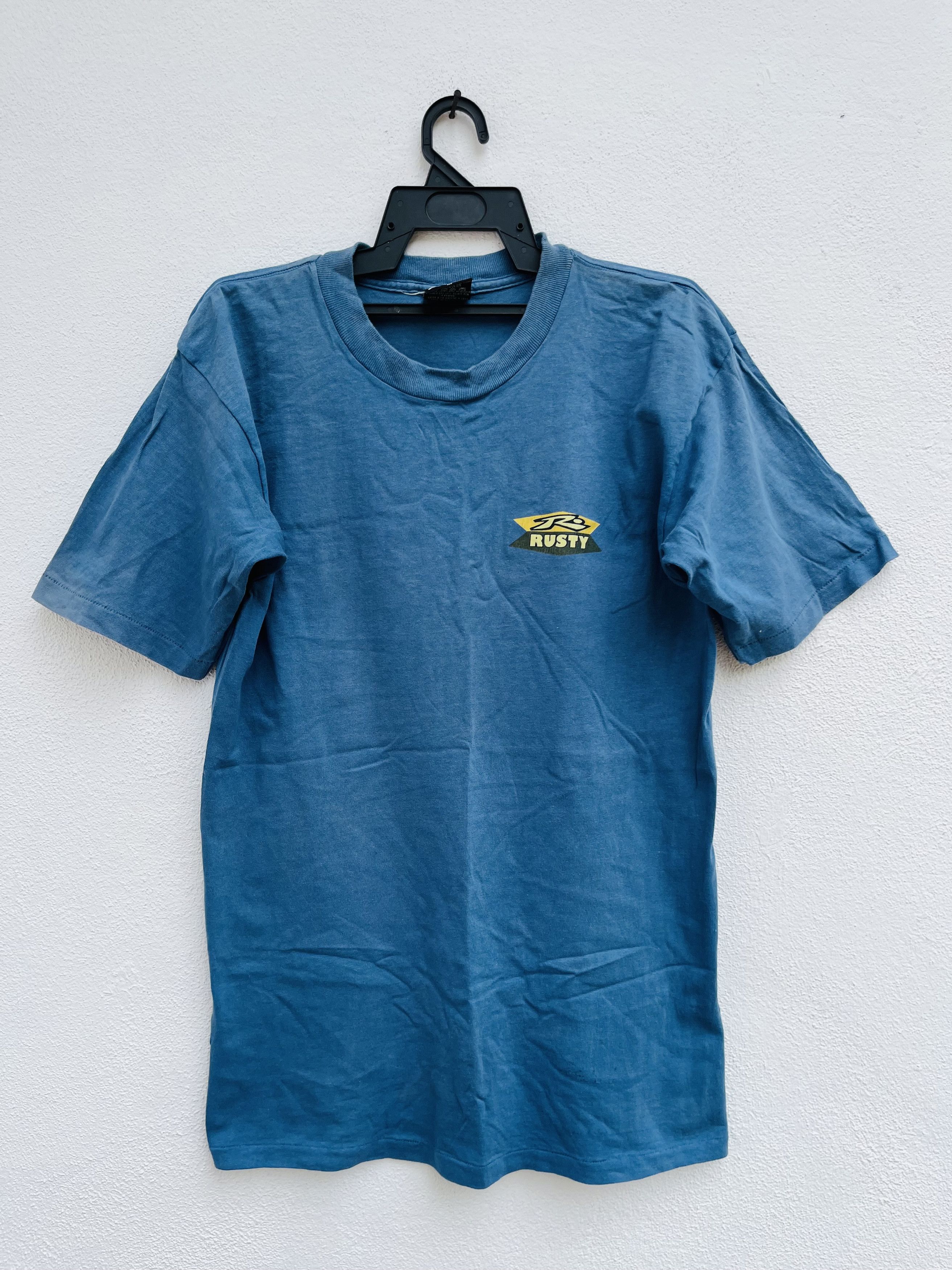 Rusty × Vintage Vintage 90s Rusty Streetwear Fashion Style Shirt Size US M / EU 48-50 / 2 - 2 Thumbnail