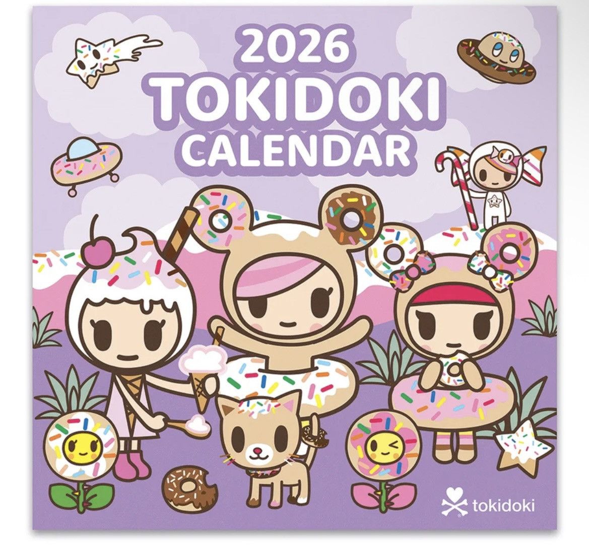 tokidoki 2026 Tokidoki Calendar 12" X 12" Calendar Size ONE SIZE - 1 Thumbnail