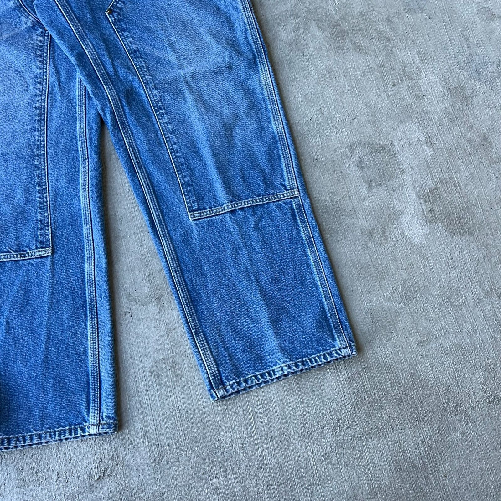 Carhartt × Vintage Carhartt denim blue jeans double knee work carpenter pants Size US 36 / EU 52 - 9 Thumbnail