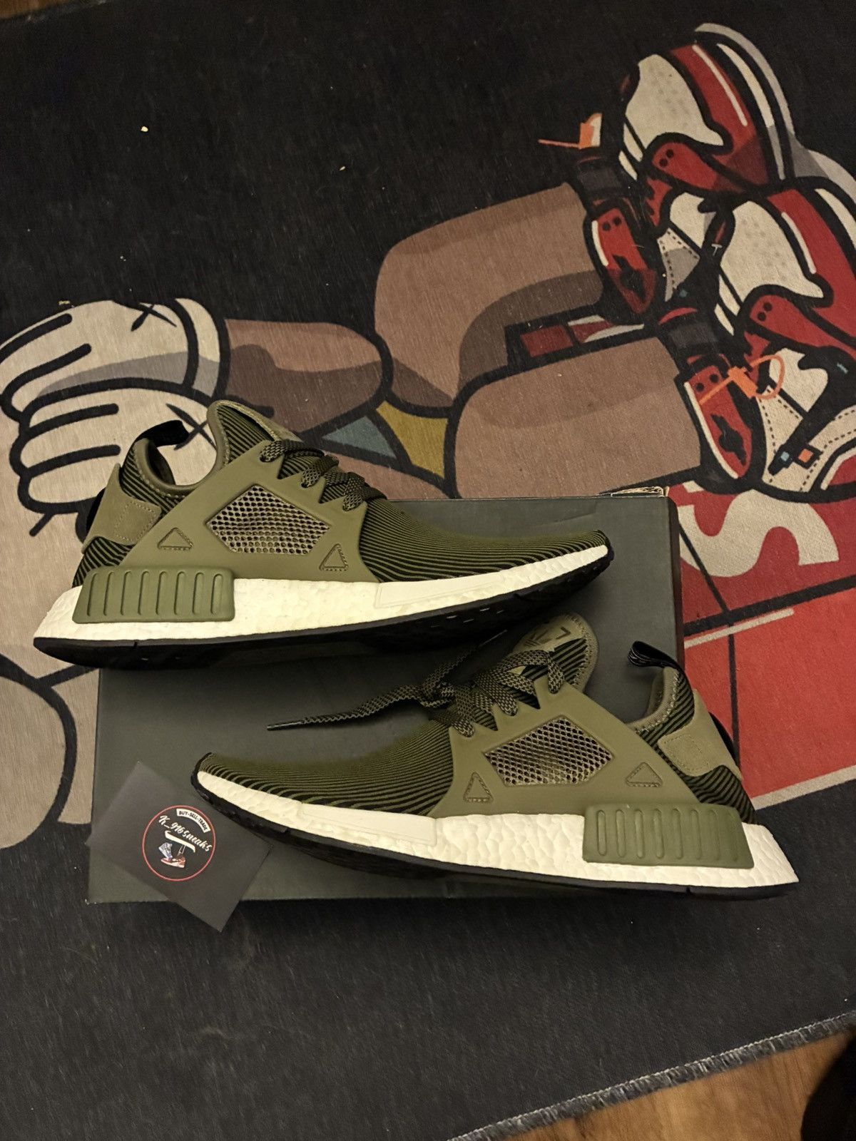 Adidas Adidas NMD XR1 PK Olive Cargo Size US 10 / EU 43 - 2 Thumbnail