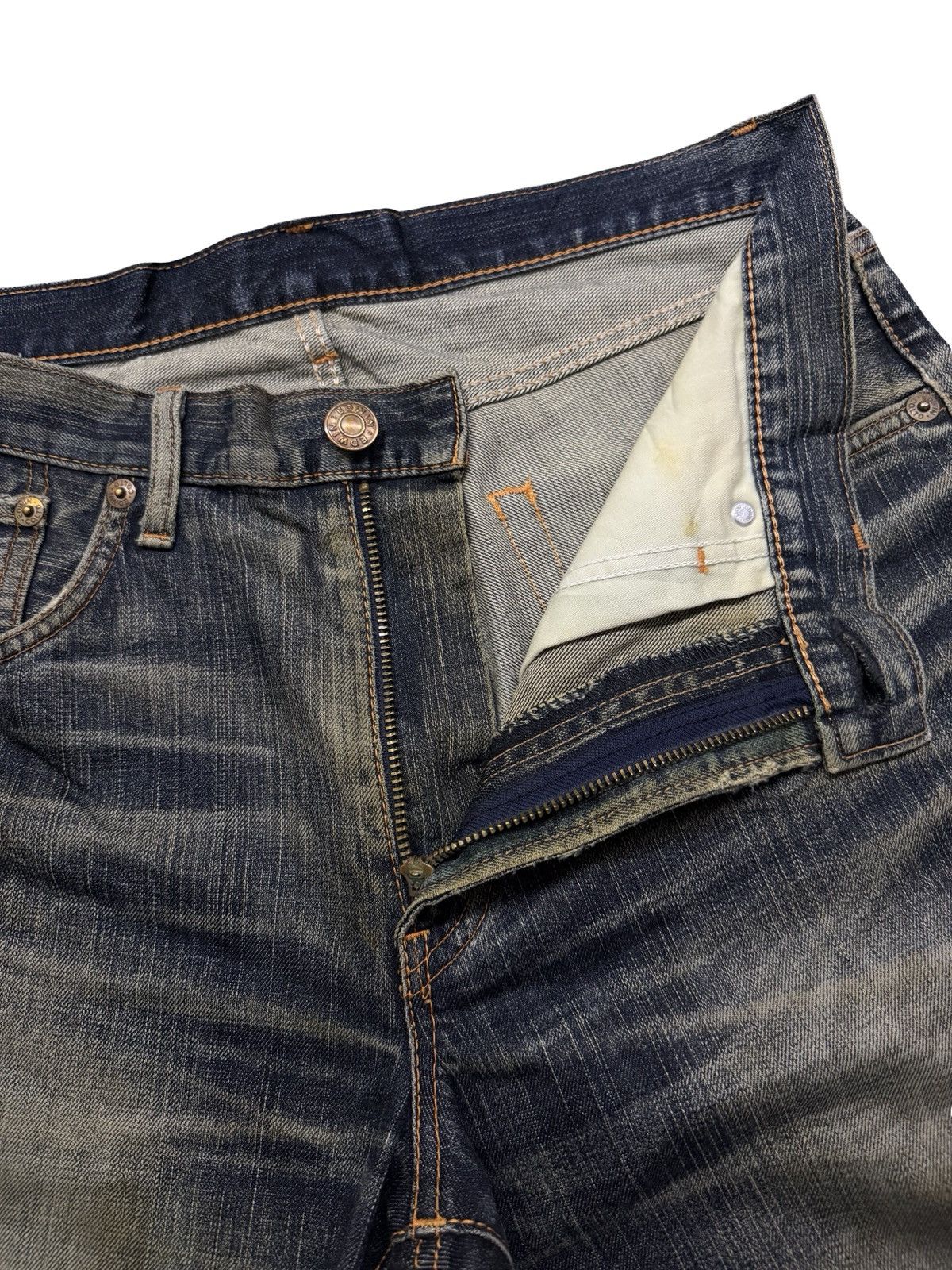 Edwin Vintage Edwin 502 Made In Japan | Vintage Mud Wash Denim W35 Size US 35 - 9 Thumbnail