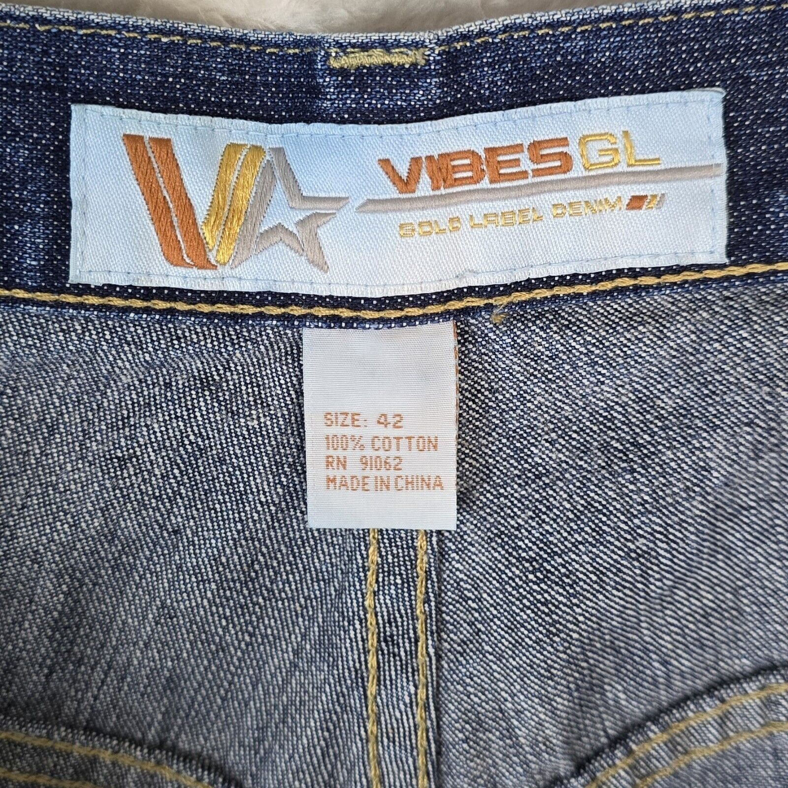 Other Vibes Gold Label GL Men's Denim Shorts 42 Skater Y2K Baggy Size US 42 / EU 58 - 7 Thumbnail