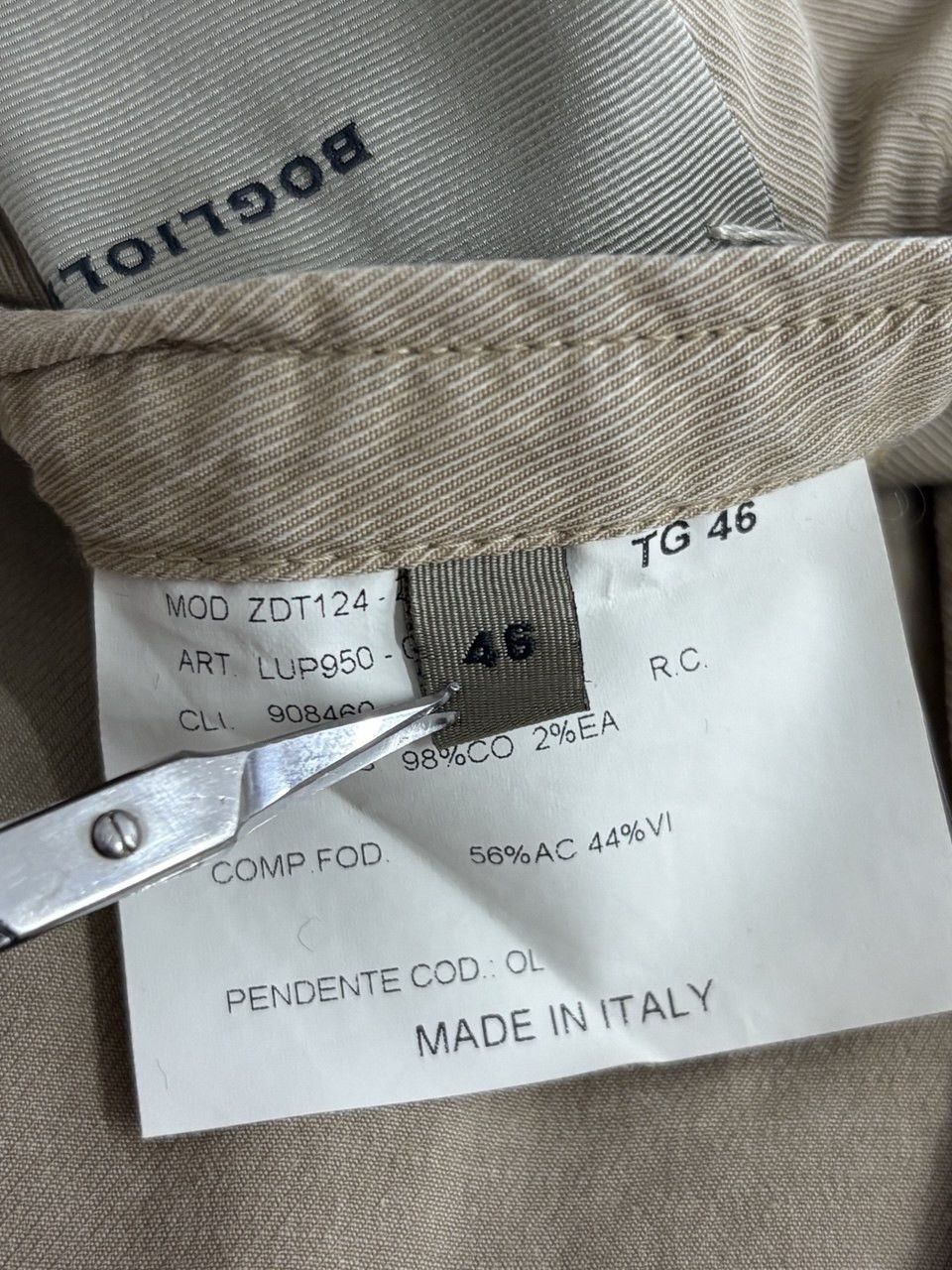 Boglioli Boglioli Washed Beige Blazer Jacket Size 46S - 21 Thumbnail