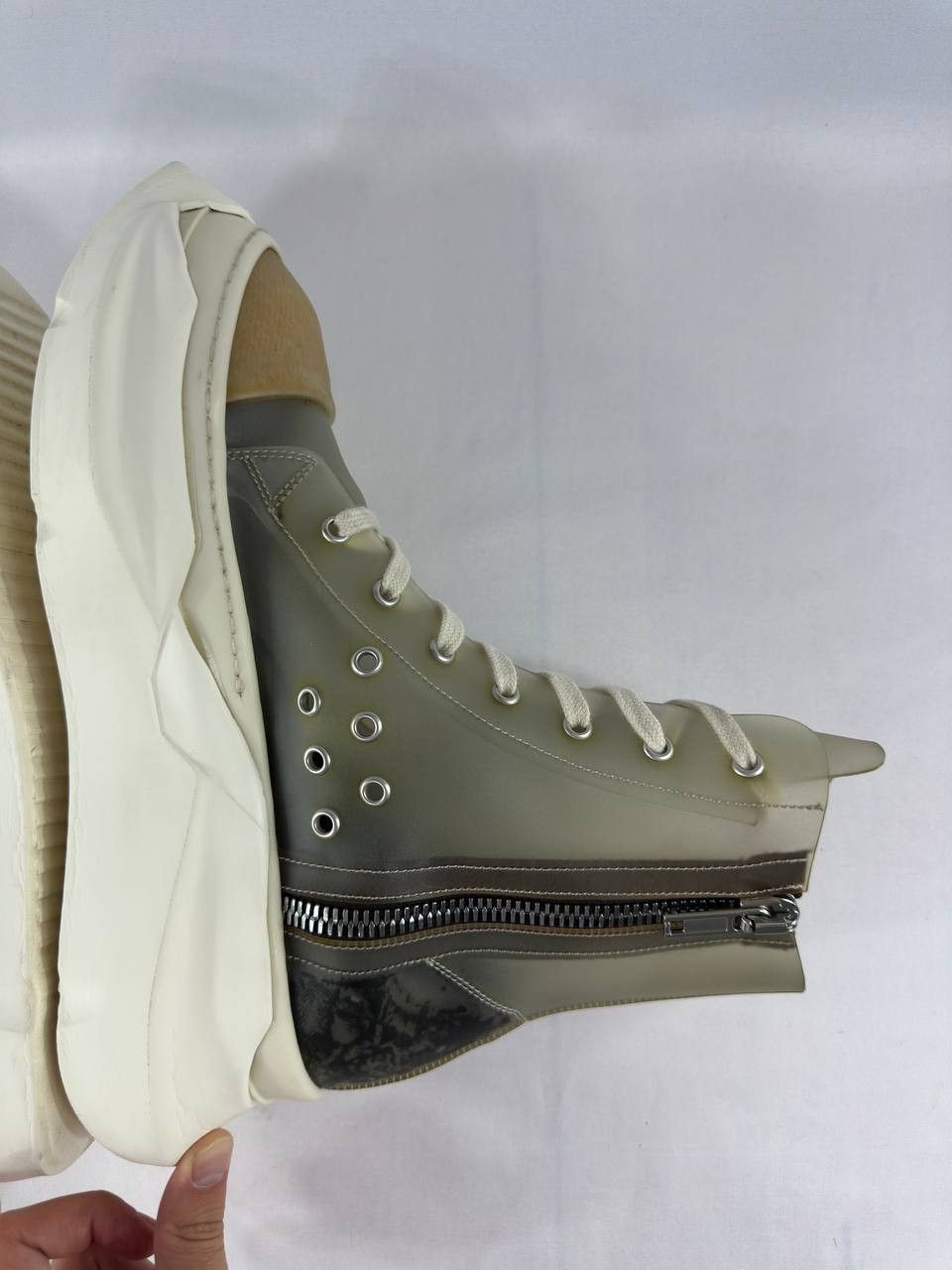 Rick Owens Drkshdw Rick Owens DRKSHDW Abstract High 'Transparent' Size US 8 / EU 41 - 12 Thumbnail