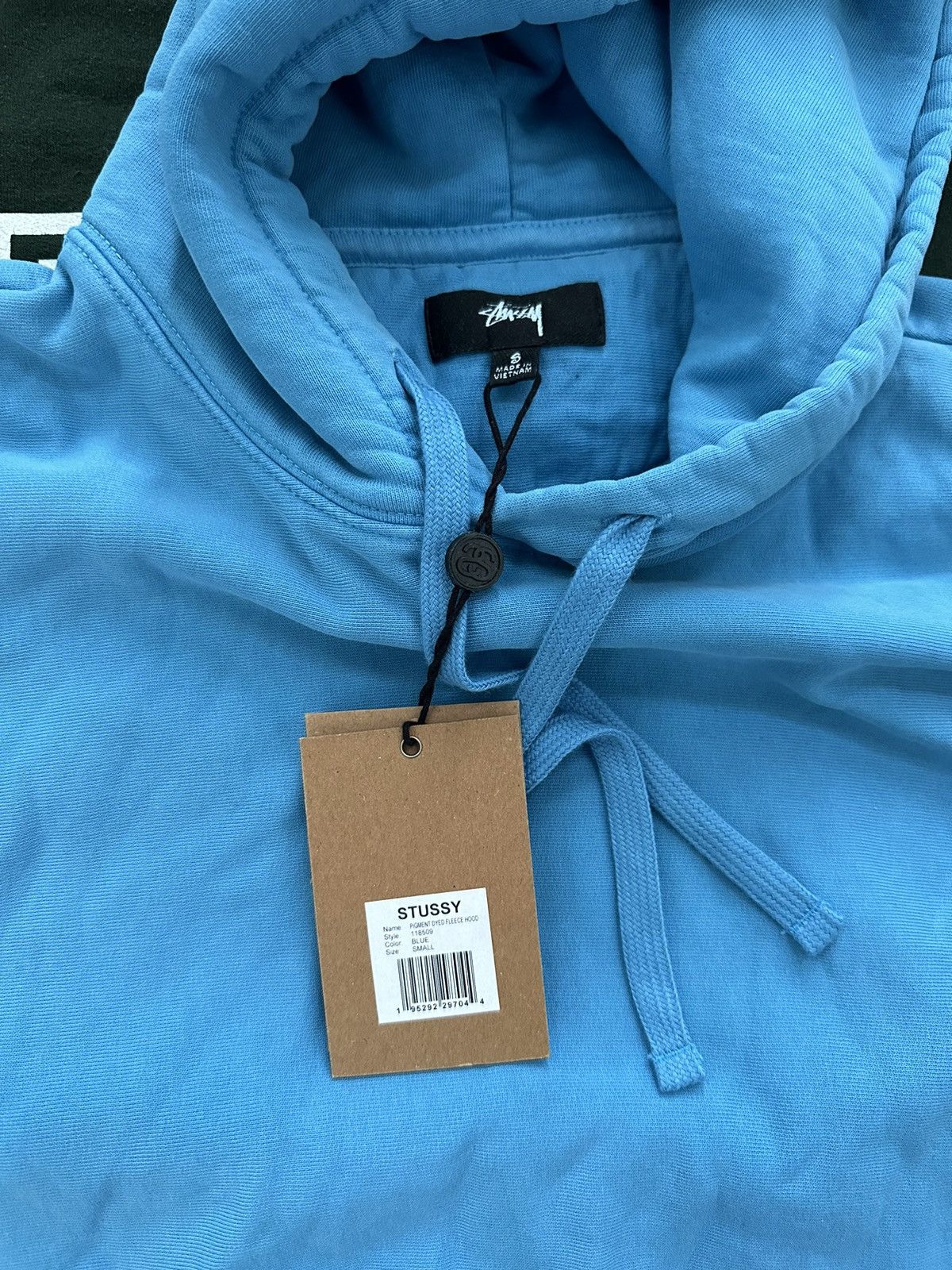 Stussy PIGMENT DYED FLEECE HOODIE Size US S / EU 44-46 / 1 - 4 Thumbnail