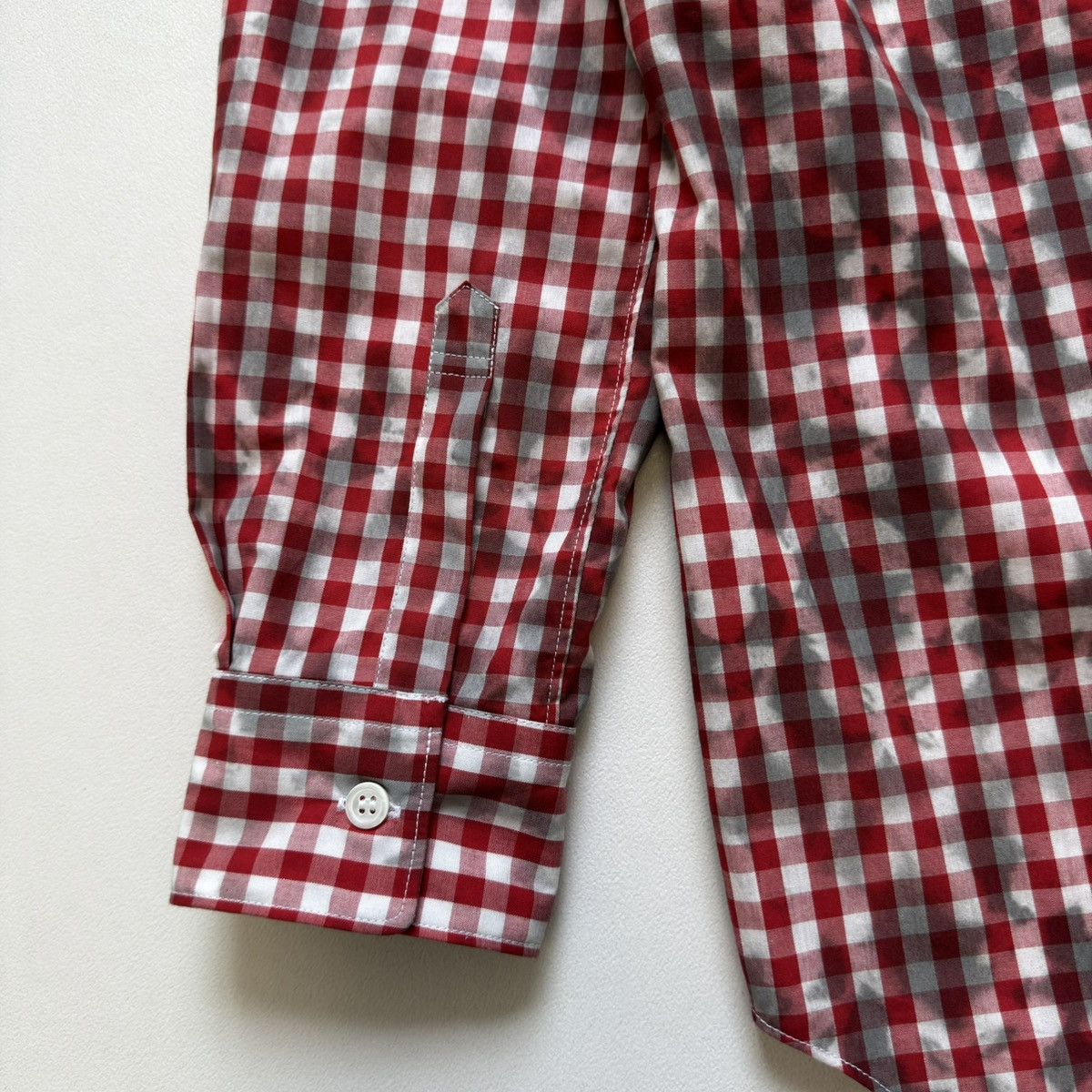 Comme des Garcons ‘Dirt Effect’ Gingham Check Shirt Size US M / EU 48-50 / 2 - 13 Thumbnail