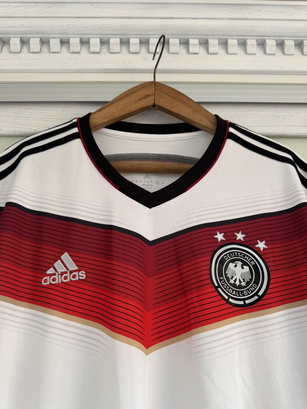 Adidas Germany 2014-2015 World Cup Home Soccer Jersey Football Kit Size US XXL / EU 58 / 5 - 7 Thumbnail
