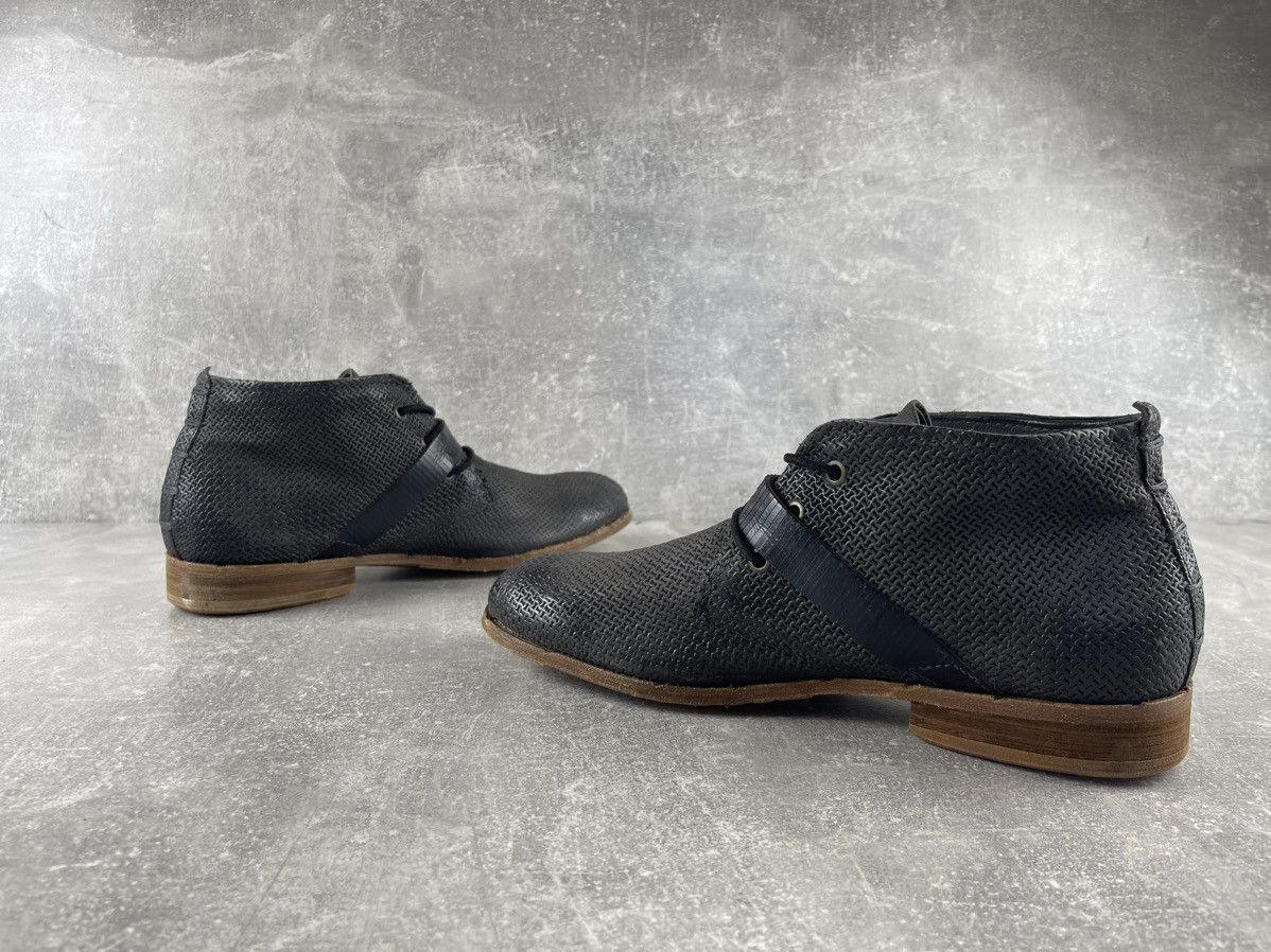 A.S.98 A.S.98 New Avant Garde Textured Leather Ankle Boots Black Size US 8 / EU 41 - 5 Thumbnail