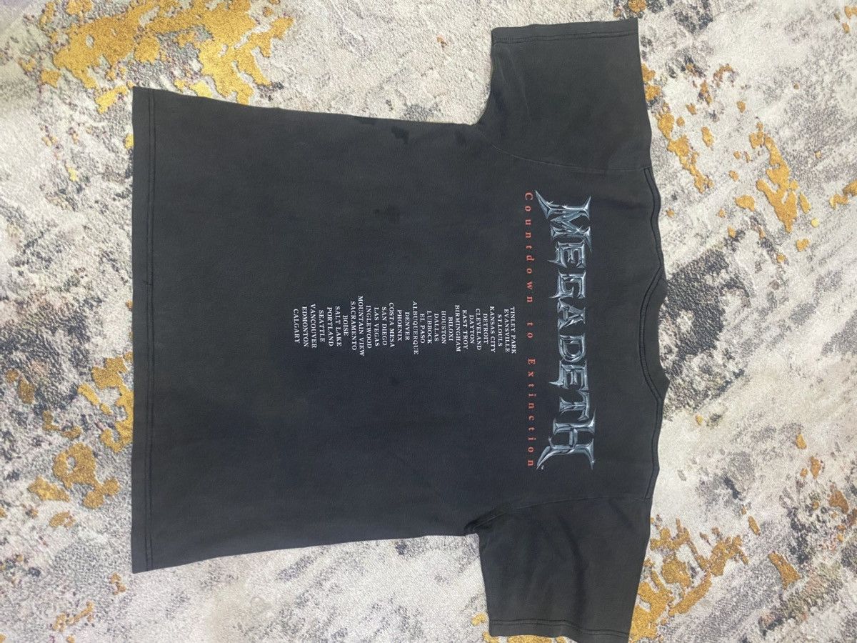 Band Tees × Vintage Vintage Megadeth Shirt Lion Print Size US L / EU 52-54 / 3 - 4 Thumbnail