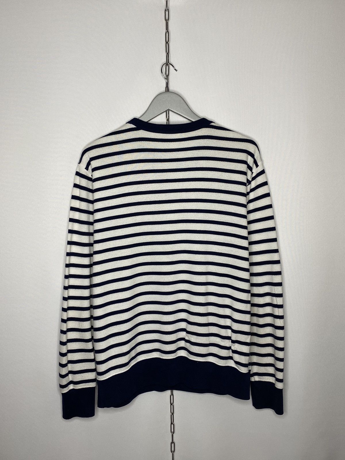 Vintage Vintage Polo Ralph Lauren Striped Sweatshirt Pullover Jumper Size US L / EU 52-54 / 3 - 3 Thumbnail