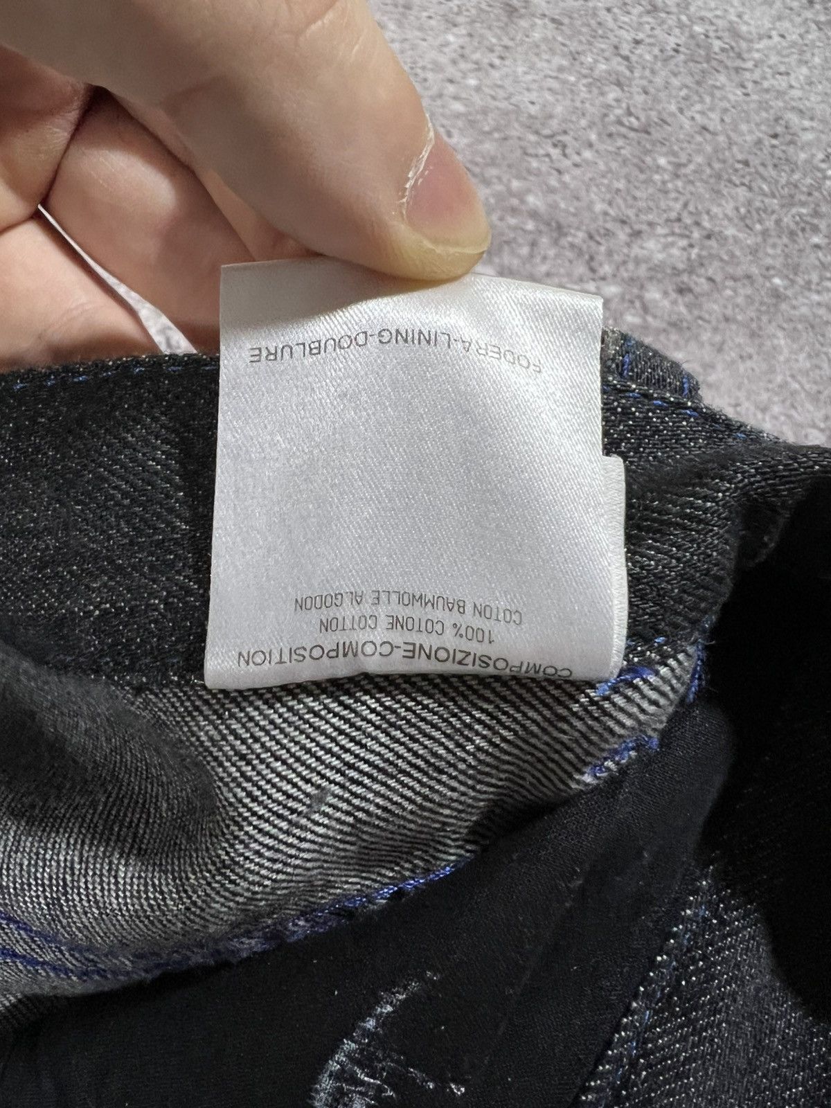 Balenciaga Deadstock Balenciaga 2008 Silver Painted Denim Jeans Size 27 Size US 27 - 13 Thumbnail