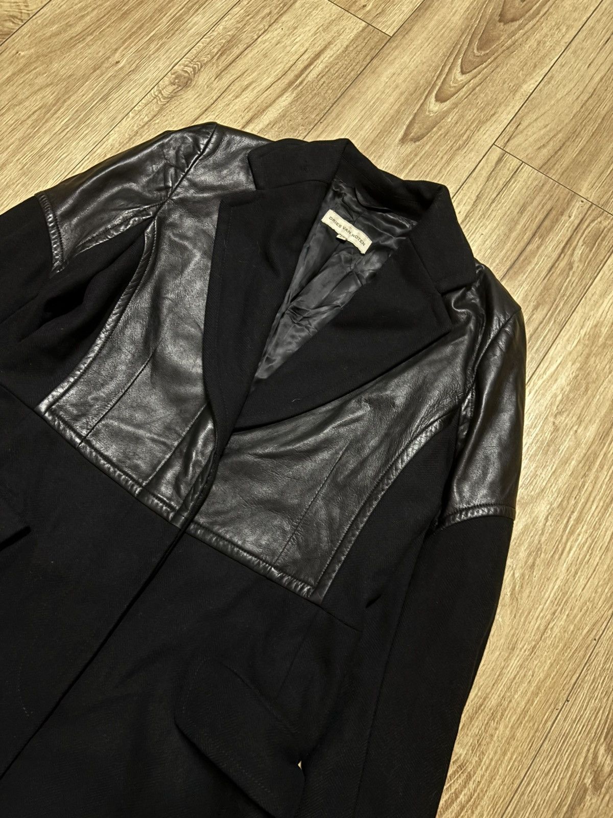 Dries Van Noten Dries van Noten vintage leather patch coat Size M / US 6-8 / IT 42-44 - 3 Thumbnail