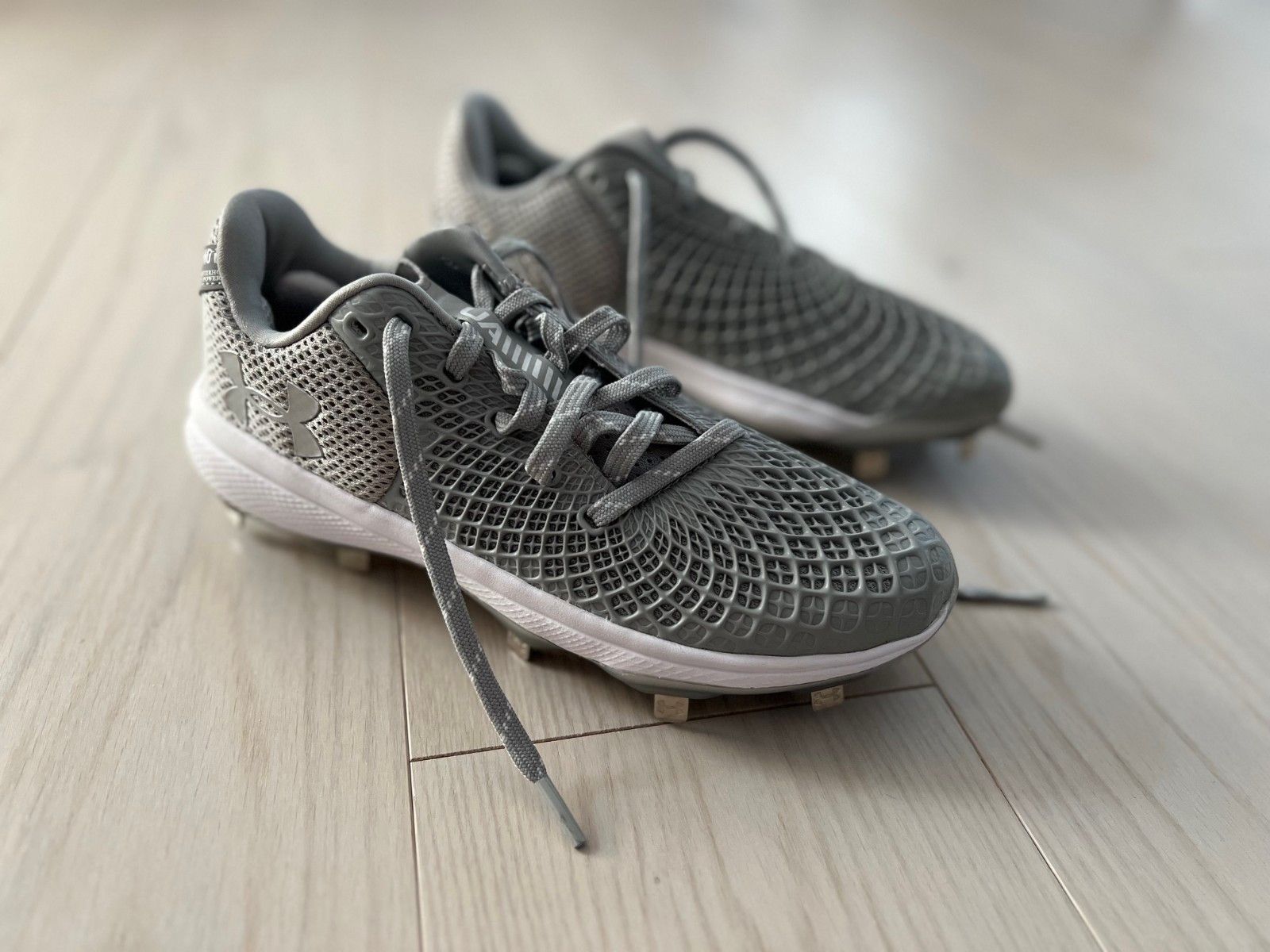 Under Armour Under Armour 3026601 Glyde 2 MT Baseball Grey Cleats Size US 6 / IT 36 - 2 Thumbnail