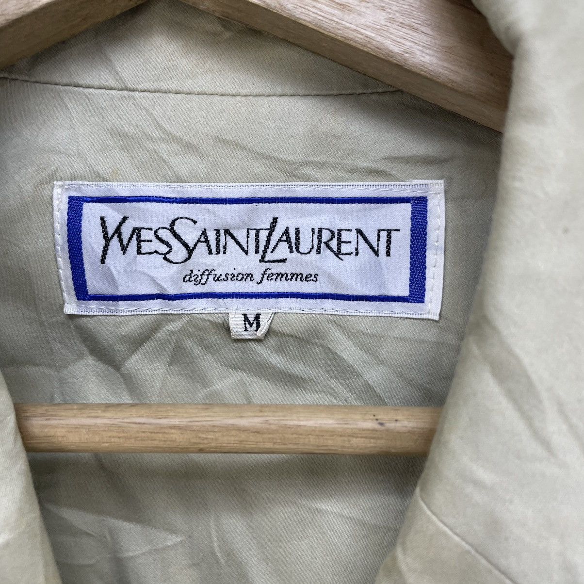 Yves Saint Laurent 💥Yves Saint Laurent Double Collar Jacket Size M / US 6-8 / IT 42-44 - 3 Thumbnail