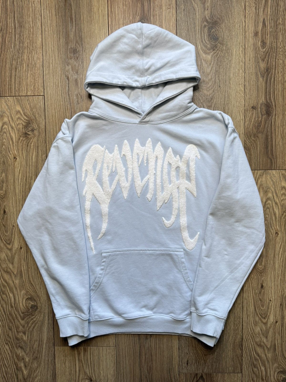 999 Club × Revenge Revenge Chenille Patch Logo Hoodie Size US M / EU 48-50 / 2 - 2 Thumbnail