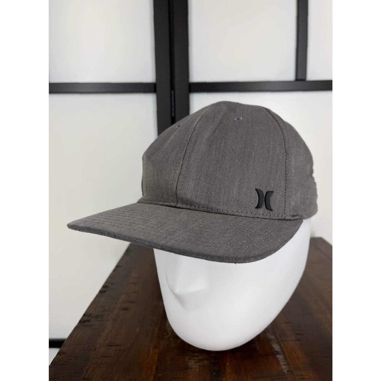 Hurley Hurley Nike Hat Cap Fitted Adult Large Gray Polyester Cotton Dri-Fit Baseball Cap Mens Sportswear Beach 90s Size ONE SIZE - 4 Thumbnail