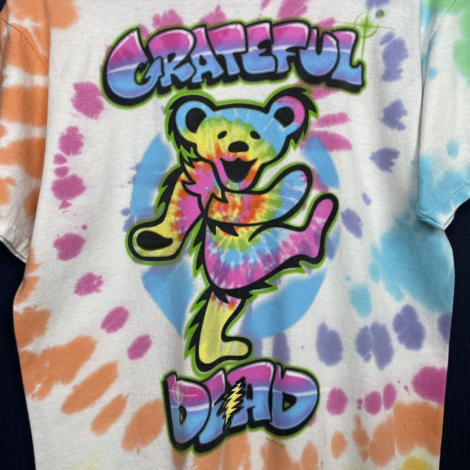 Harley Davidson × Japanese Brand × Vintage 💧LIQUID BLUE Grateful Dead Tie Dye T Size US M / EU 48-50 / 2 - 2 Thumbnail
