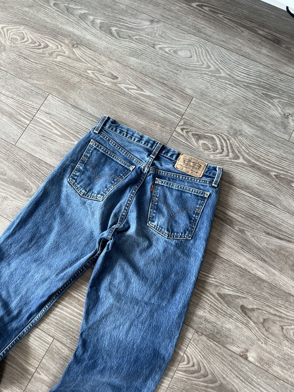 Levi's Vintage Levis Orange Tab Made in USA 90s Blue Denim Jeans Size US 32 / EU 48 - 5 Thumbnail