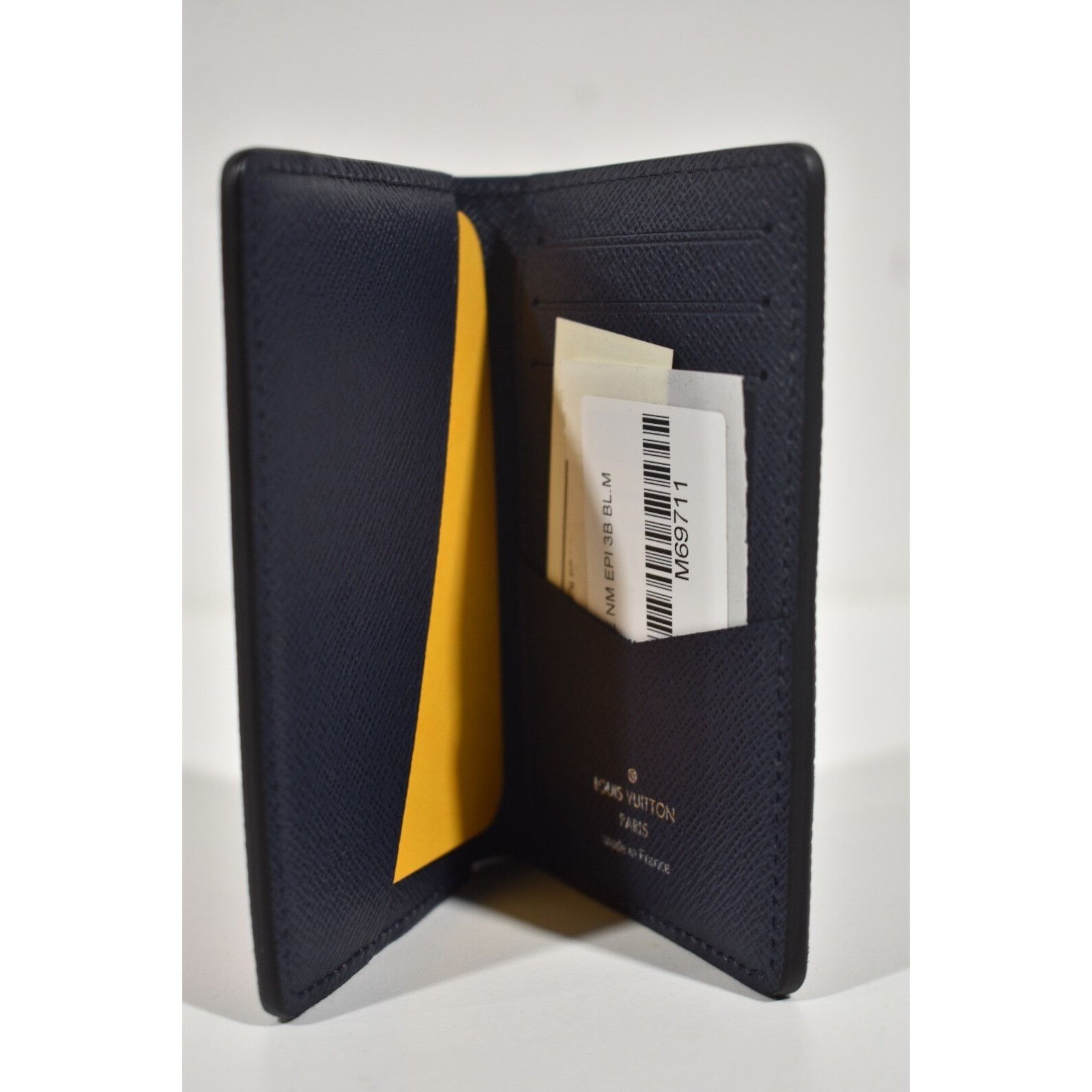 Louis Vuitton Louis Vuitton Leather Blue Stripe Pocket Organizer Wallet Size ONE SIZE - 7 Thumbnail