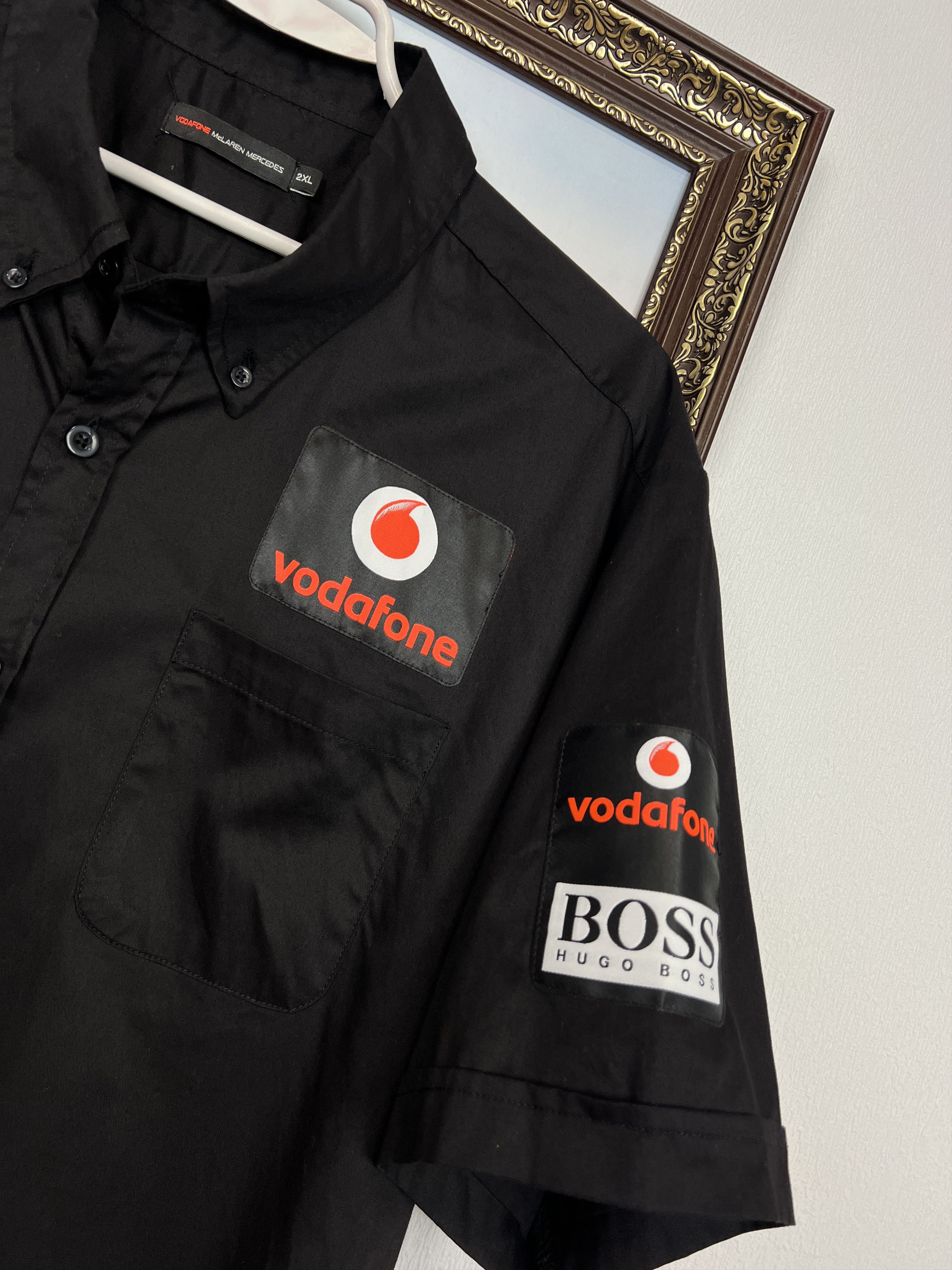 Vintage Mclaren Mercedes Formula 1 Vodafone Racing Jersey Tee Size US XXL / EU 58 / 5 - 9 Thumbnail