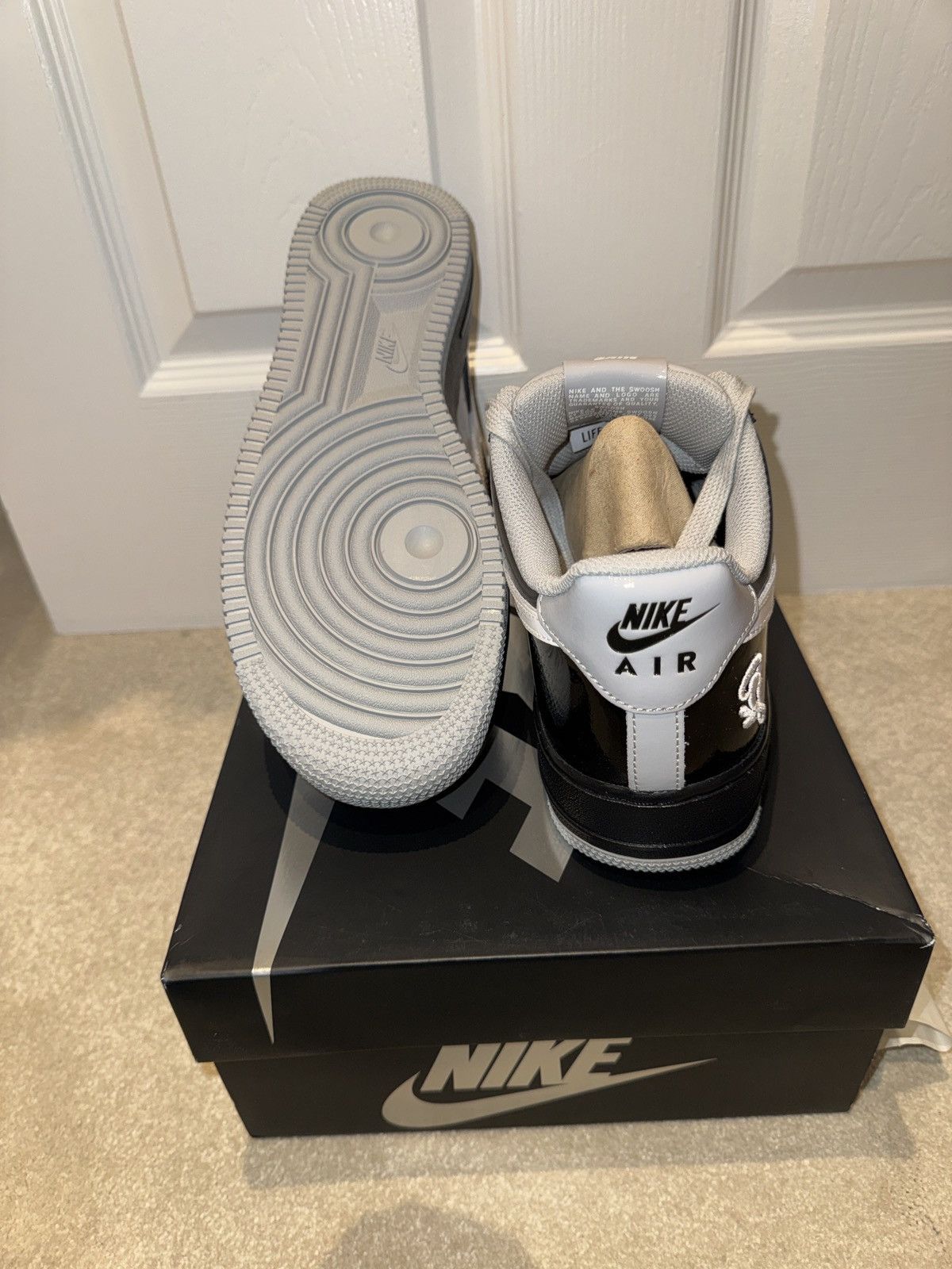 Nike Nike x Syna Air Force 1 '07 Black/Light Smoke Grey US 9.5 Size US 9.5 / EU 42-43 - 1 Thumbnail