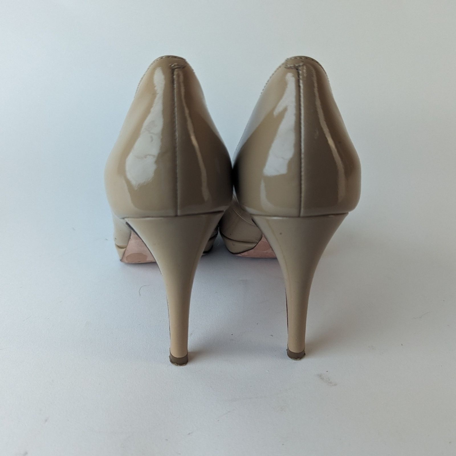 Nike Cole Haan x Nike Air Nude Patent Leather Platform Heels / 7 Size US 7 / IT 37 - 8 Thumbnail