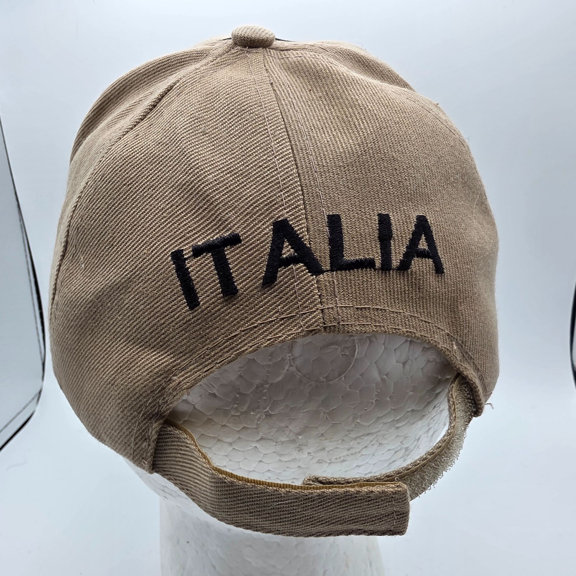 Other Italia Adults Beige Black Baseball Cap Stars Laurel Leaves F Size ONE SIZE - 3 Thumbnail