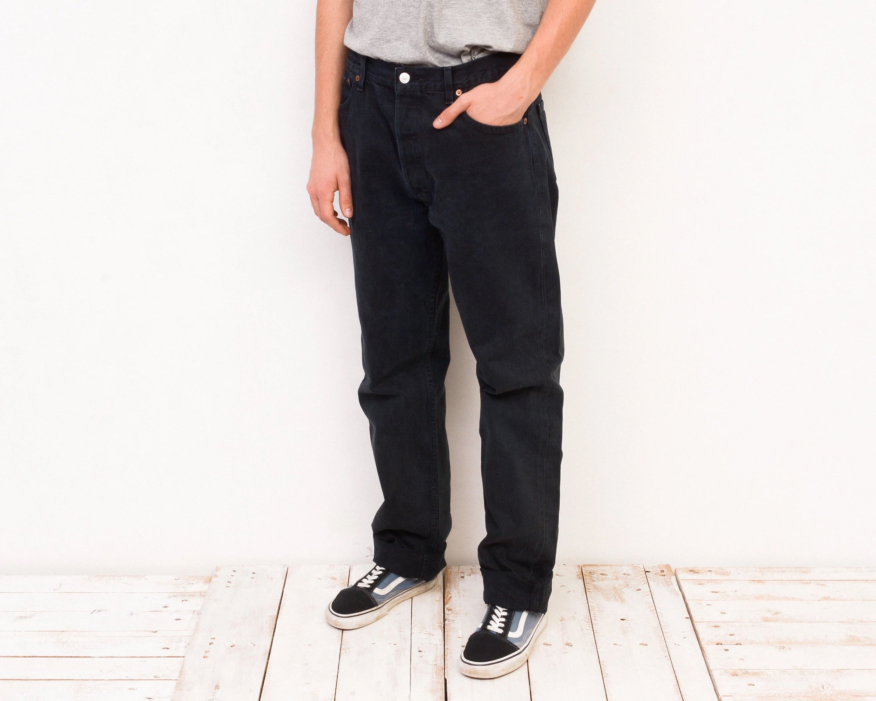 Levi's LEVI'S STRAUSS 501 Vintage 2006 Men's W36 L36 Black Jeans Size US 36 / EU 52 - 1 Thumbnail