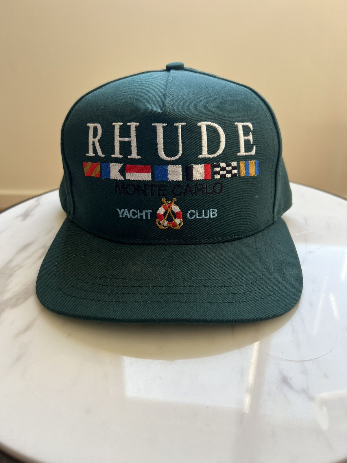 Rhude Rhude green cap v rare worn only twice | Grailed