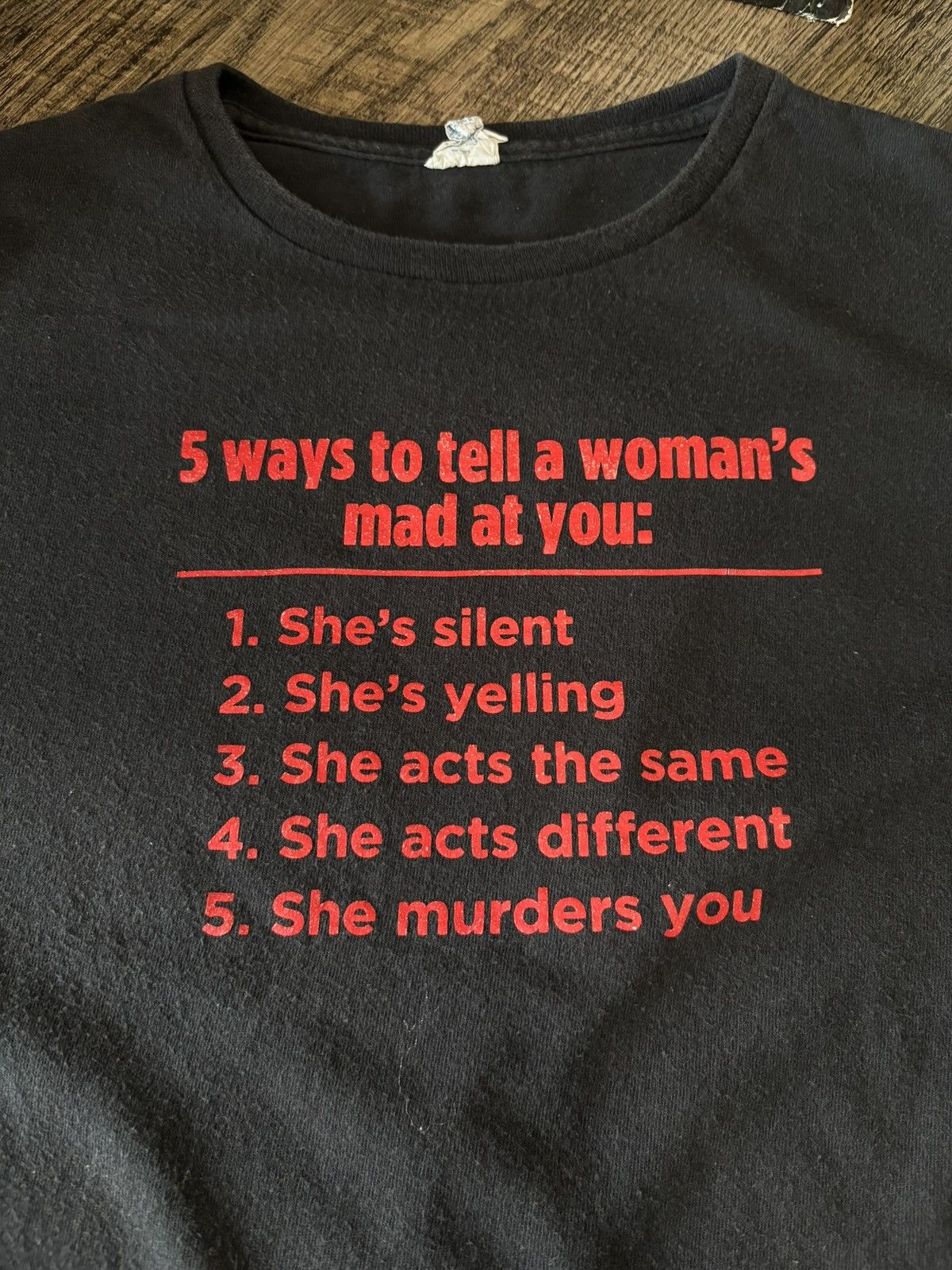 Vintage Y2k Comedy Girlfriend Graphic Tee Large Size US L / EU 52-54 / 3 - 1 Thumbnail