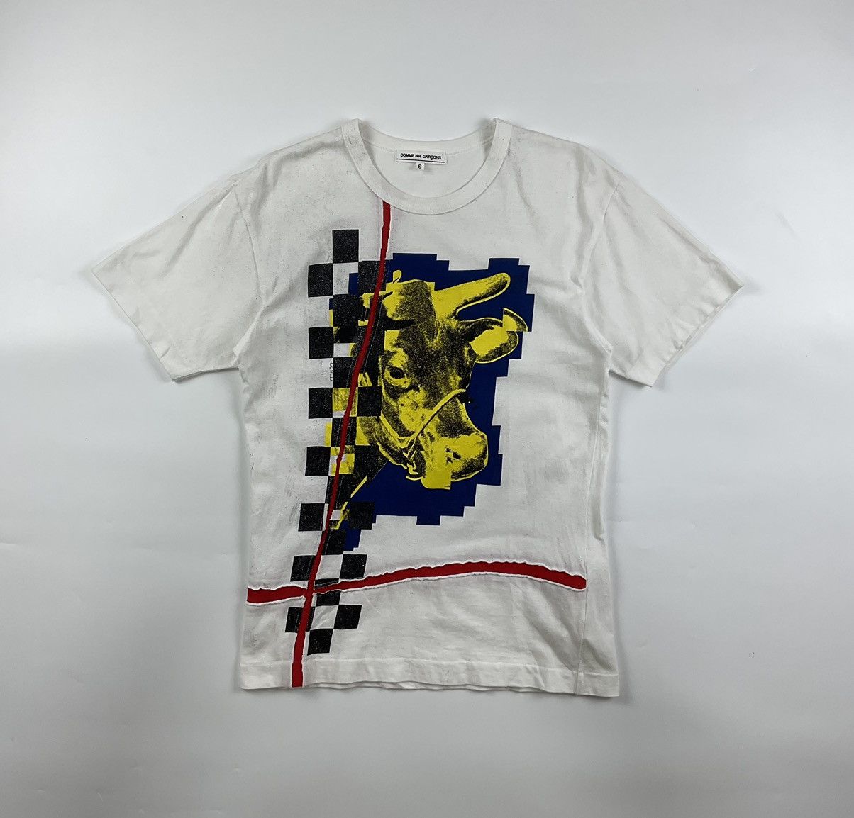 Comme des Garcons Andy Warhol Cow Print Tee