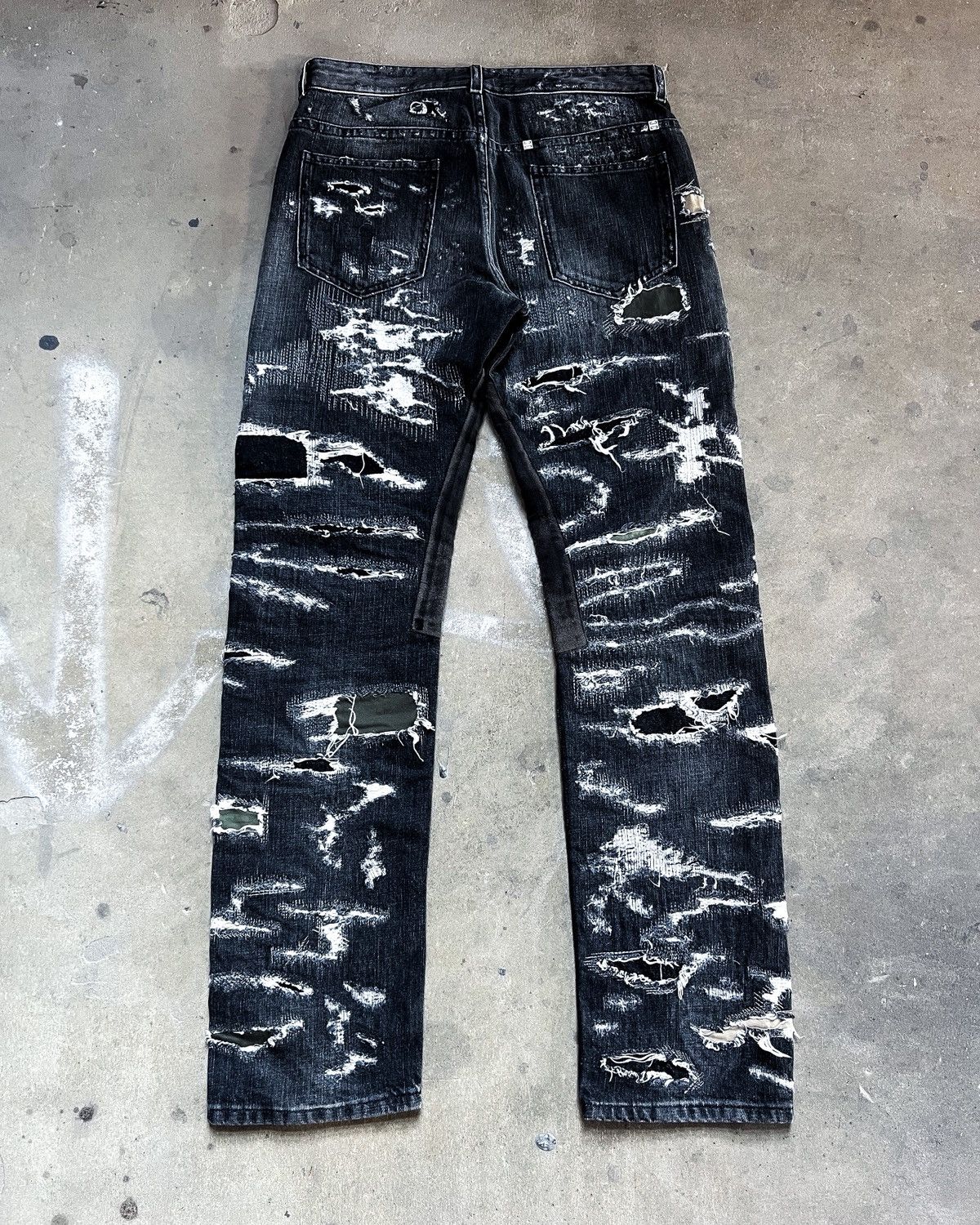 Givenchy DESTROYED BORO MOLESKIN DENIM BY MMW Size US 30 / EU 46 - 5 Thumbnail
