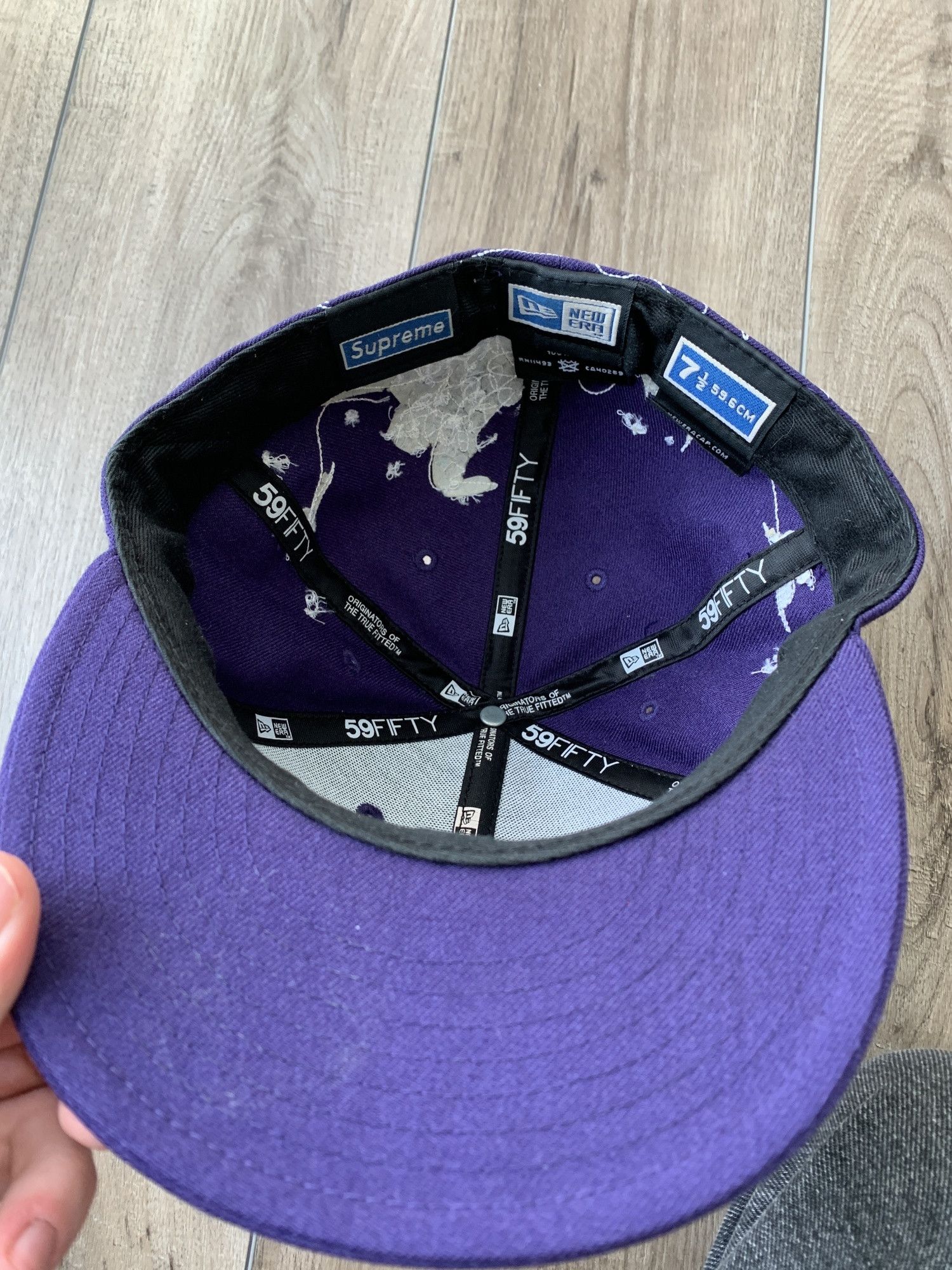 Supreme 🔥RARE🔥 Supreme Phase 2 Embroidered Fitted 7 1/2 Size ONE SIZE - 6 Thumbnail