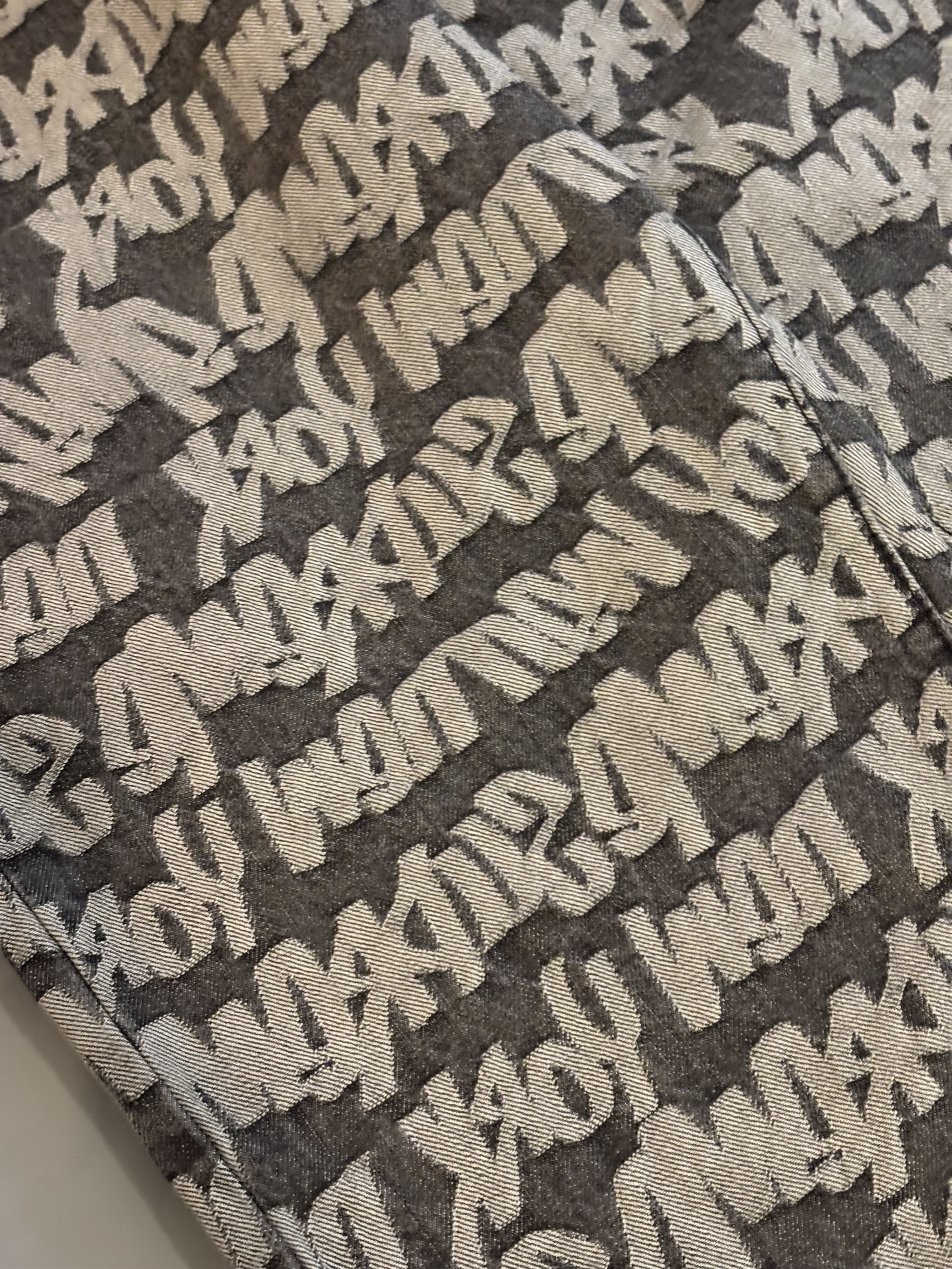 Supreme Jeans Supreme monogramme gris à motifs neuf avec étiquette Size US 34 / EU 50 - 7 Thumbnail
