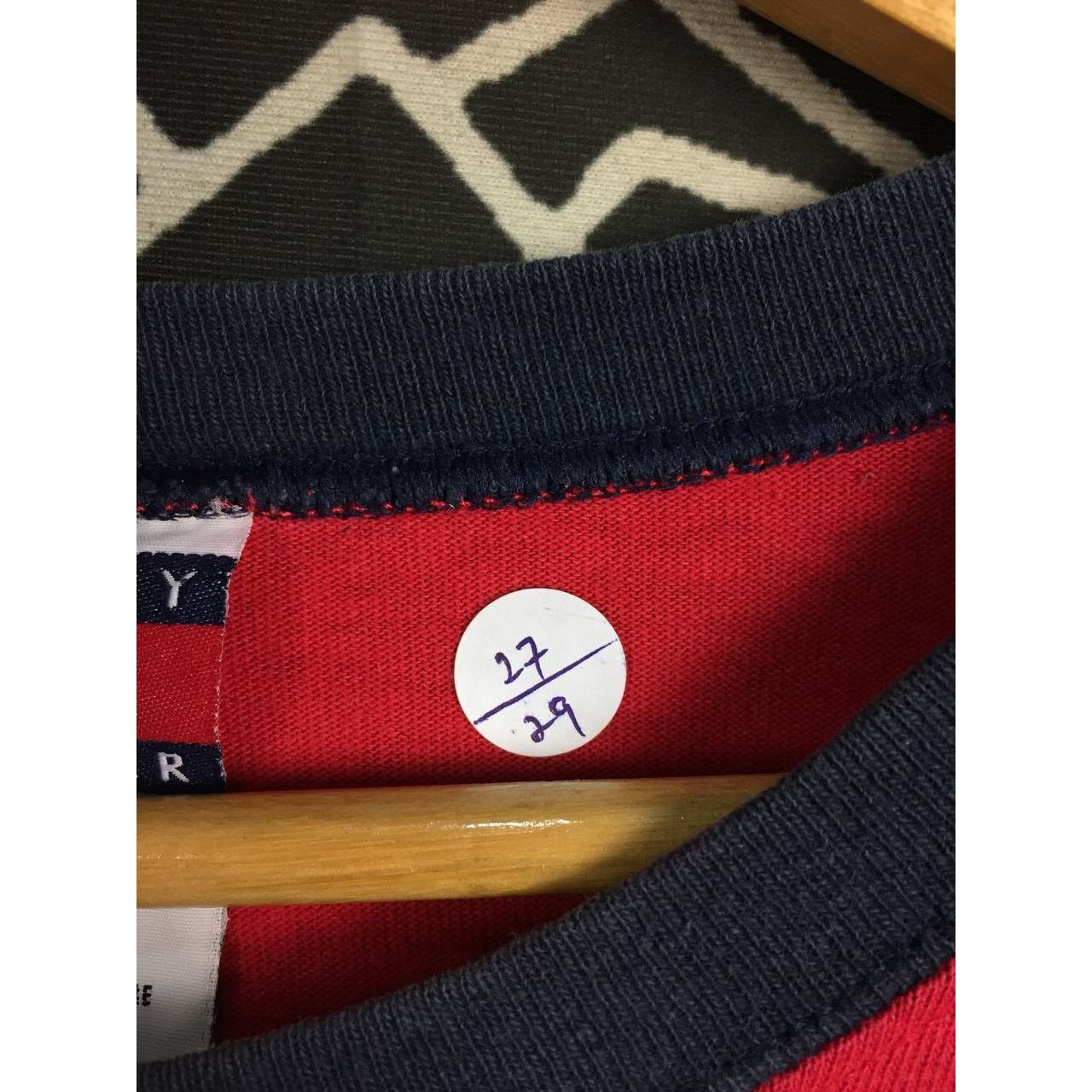 Tommy Hilfiger × Vintage Vtg 90s Tommy Hilfiger Spell Out Logo Made In Usa Tee Size US XXL / EU 58 / 5 - 10 Thumbnail