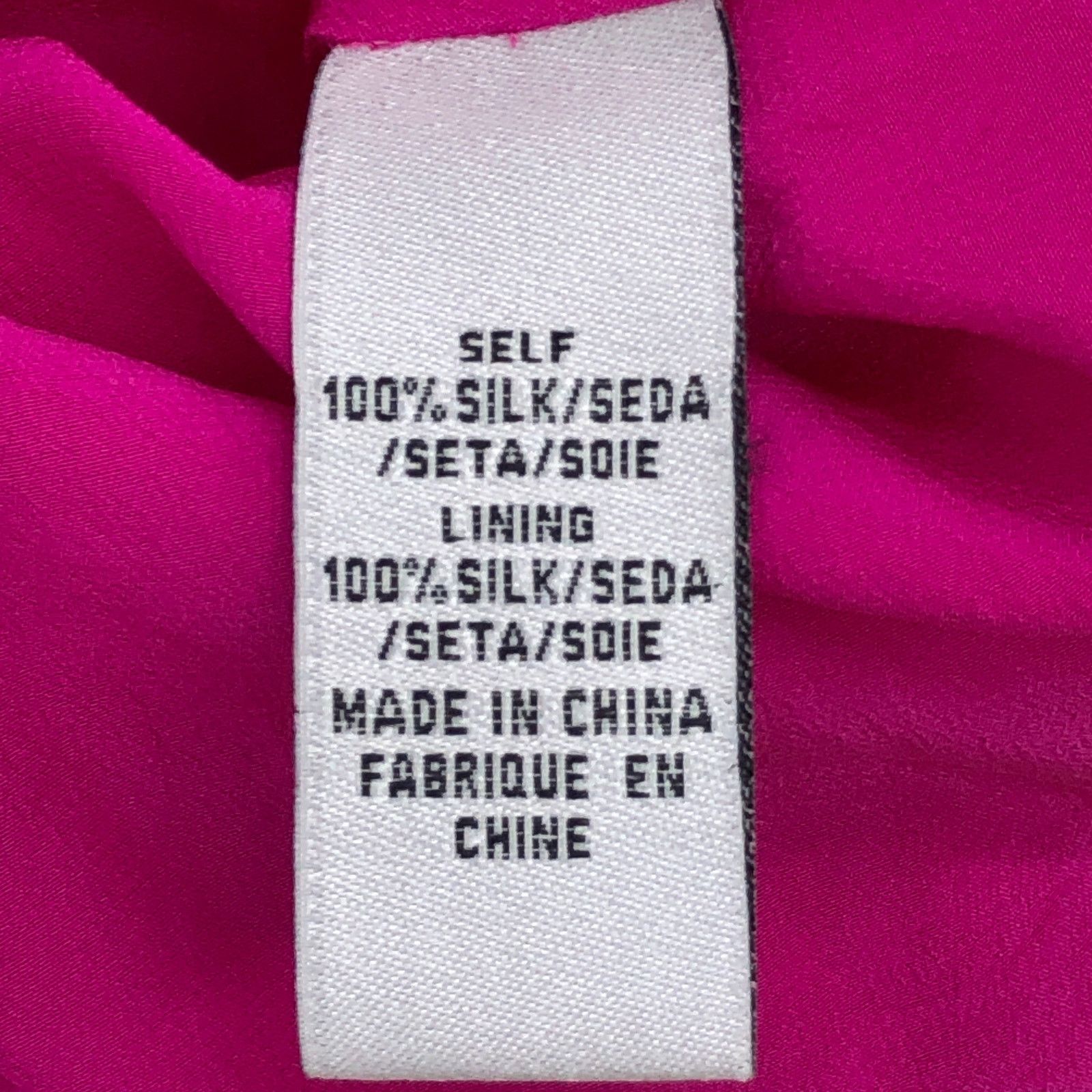 Tibi Tibi Size 4 Dress Sheath Silk Beaded Sleeveless Fuchsia Pink Size S / US 4 / IT 40 - 13 Thumbnail