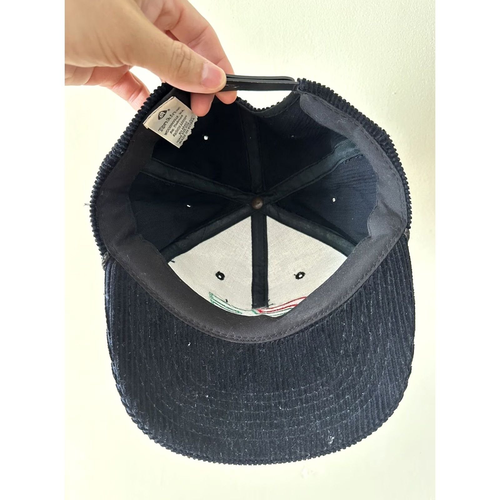 Vintage VINTAGE Tonkin Consolidated Freight CF Trucking Corduroy Snapback Hat NWOT 90s Size ONE SIZE - 3 Thumbnail