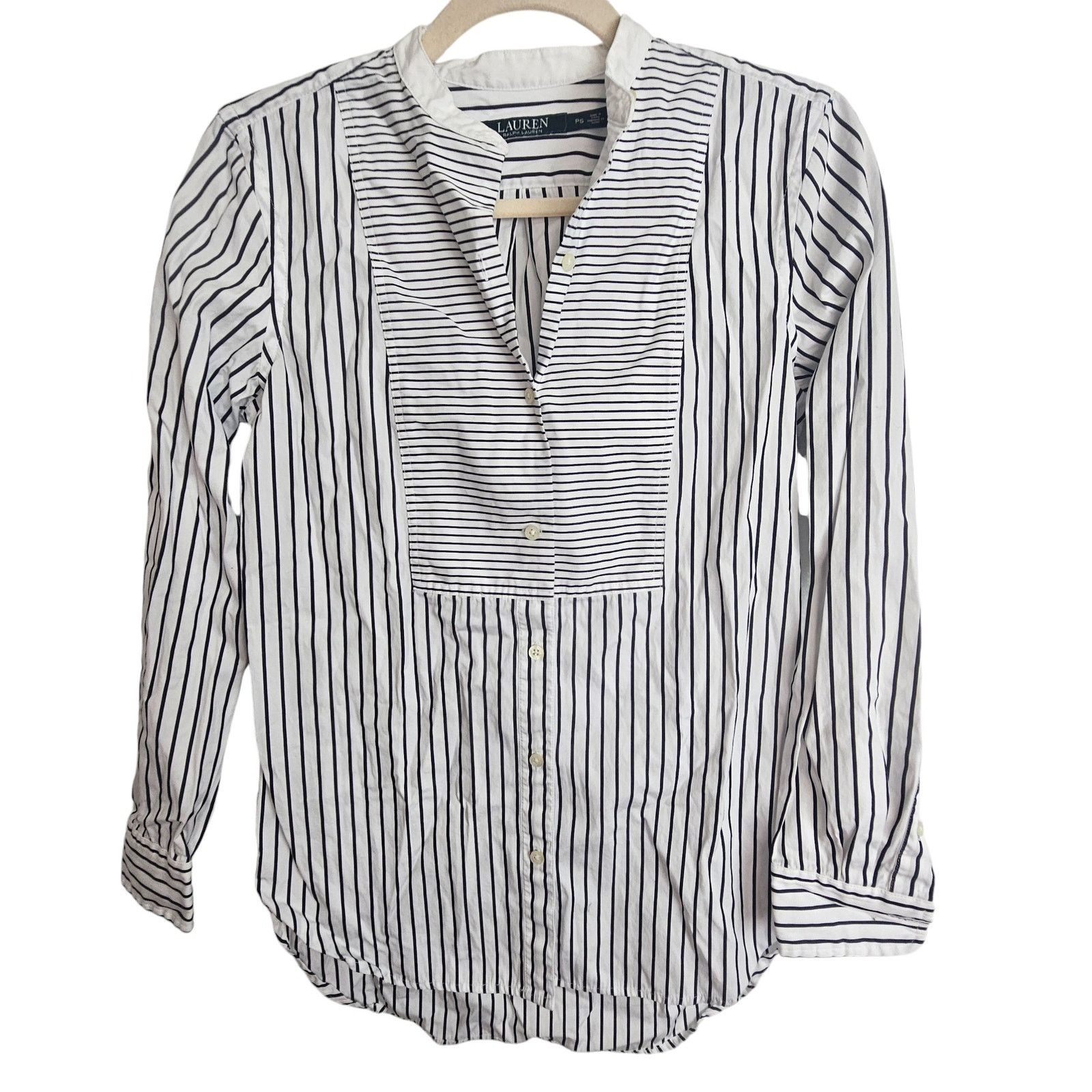 Lauren Ralph Lauren Lauren Ralph Lauren Womens Striped Cotton Tunic PS Classic Size S / US 4 / IT 40 - 1 Thumbnail
