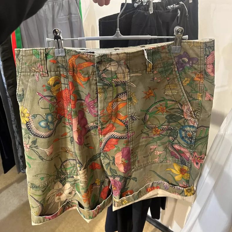 Gucci Gucci Floral Print Casual Pants - dmc Size US 33 - 1 Thumbnail