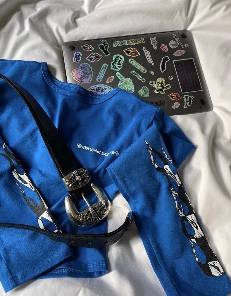 Chrome Hearts Electric Blue Cycling Set Size US M / EU 48-50 / 2 - 1 Thumbnail
